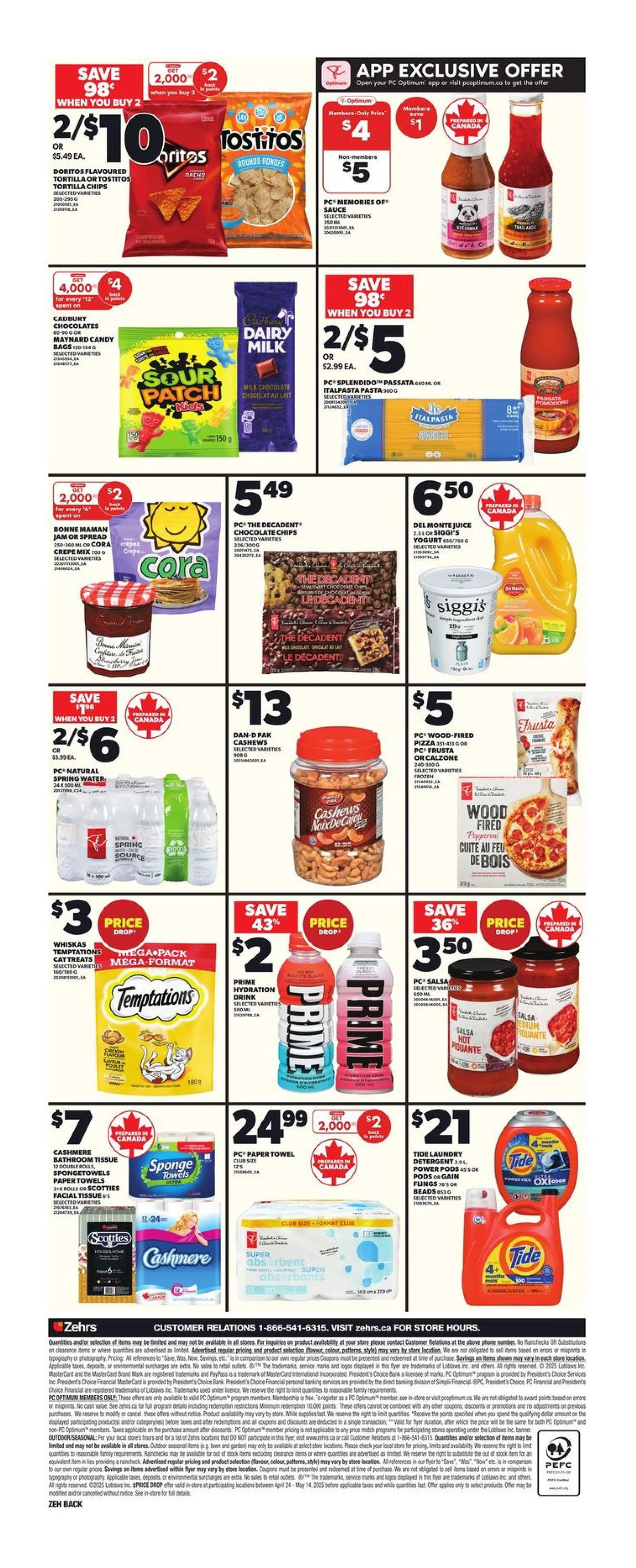 Zehrs flyers - Best sales and catalogues from May 8 to May 14 2025 - flyer page 4