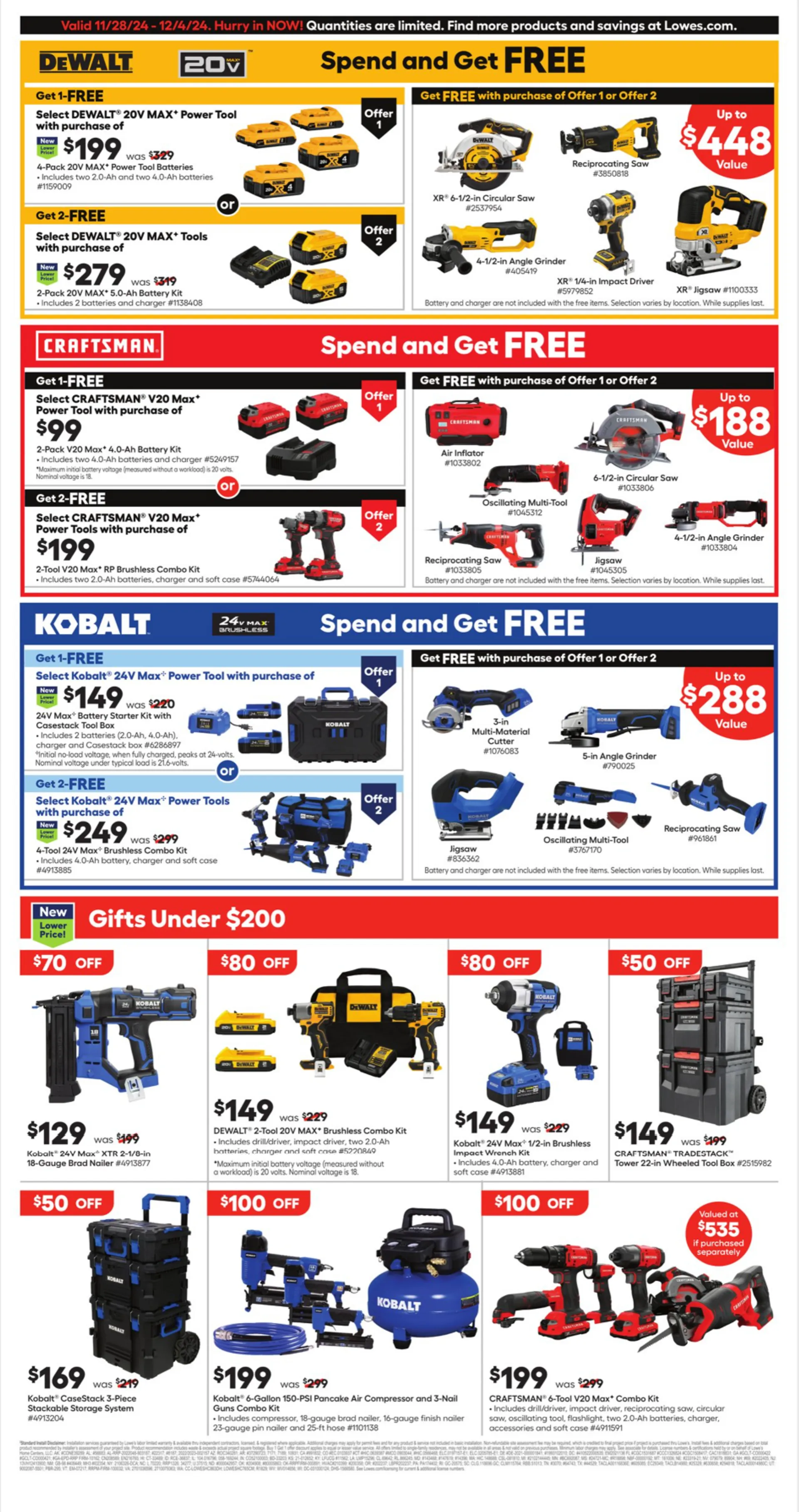 Weekly ad Lowe's Black Friday Deals from November 28 to December 4 2024 - Page 3