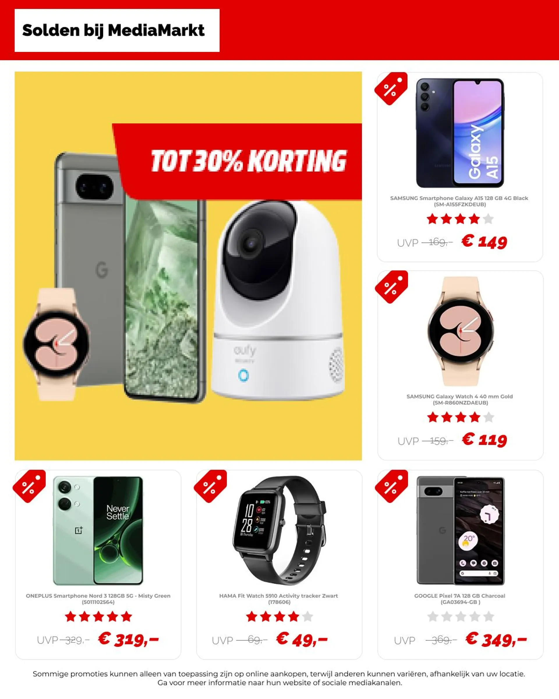 SPECIALE PROMOTIES VAN MEDIAMARKT van 23 juli tot 6 augustus 2024 - folder pagina 3