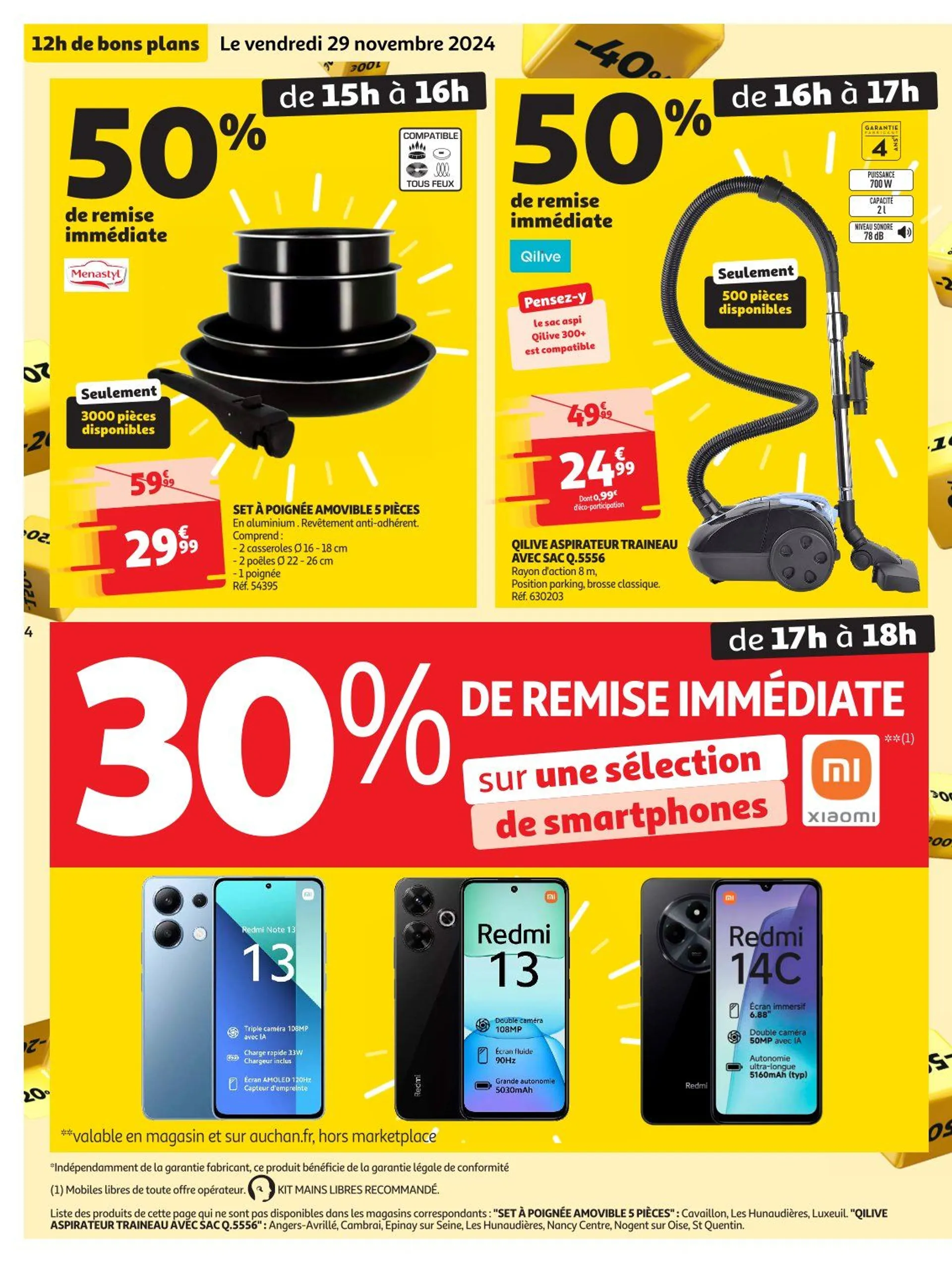 Auchan BLACK FRIDAY  du 29 novembre au 1 décembre 2024 - Catalogue page 4