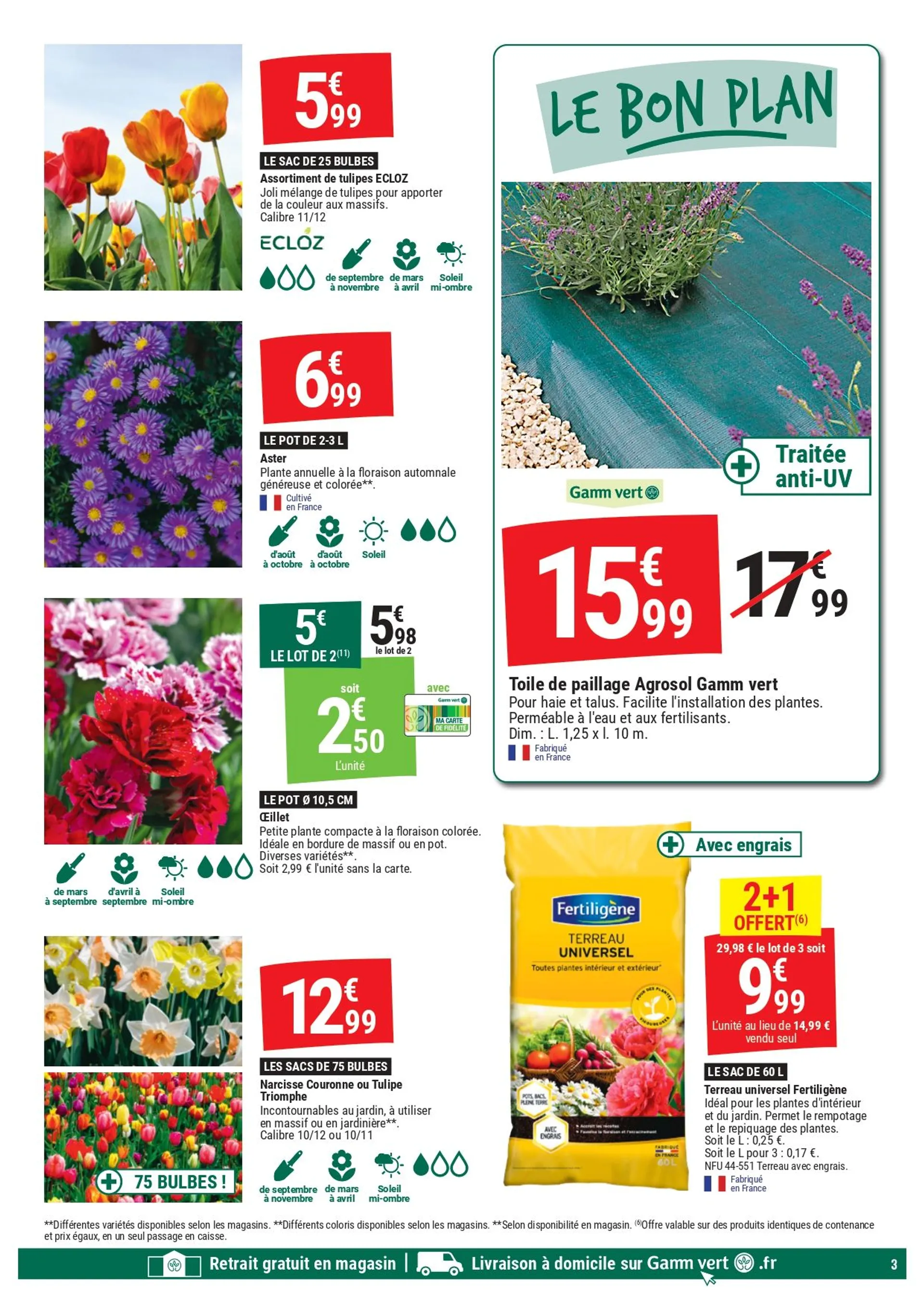 Promos de Gamm vert du 11 septembre au 22 septembre 2024 - Catalogue page 3