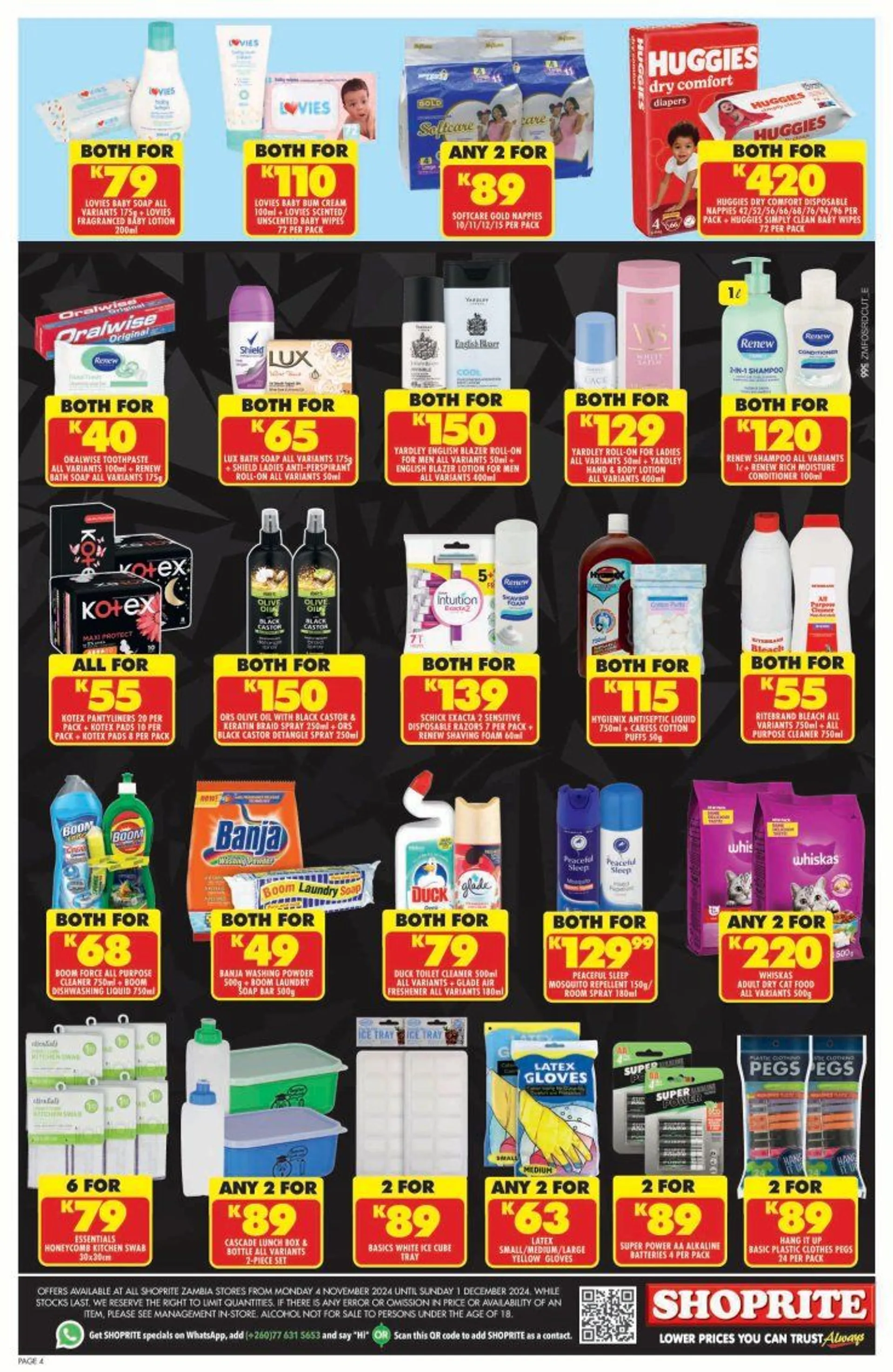 Shoprite Weekly Ad from 4 November to 1 December 2024 - Catalogue Page 4