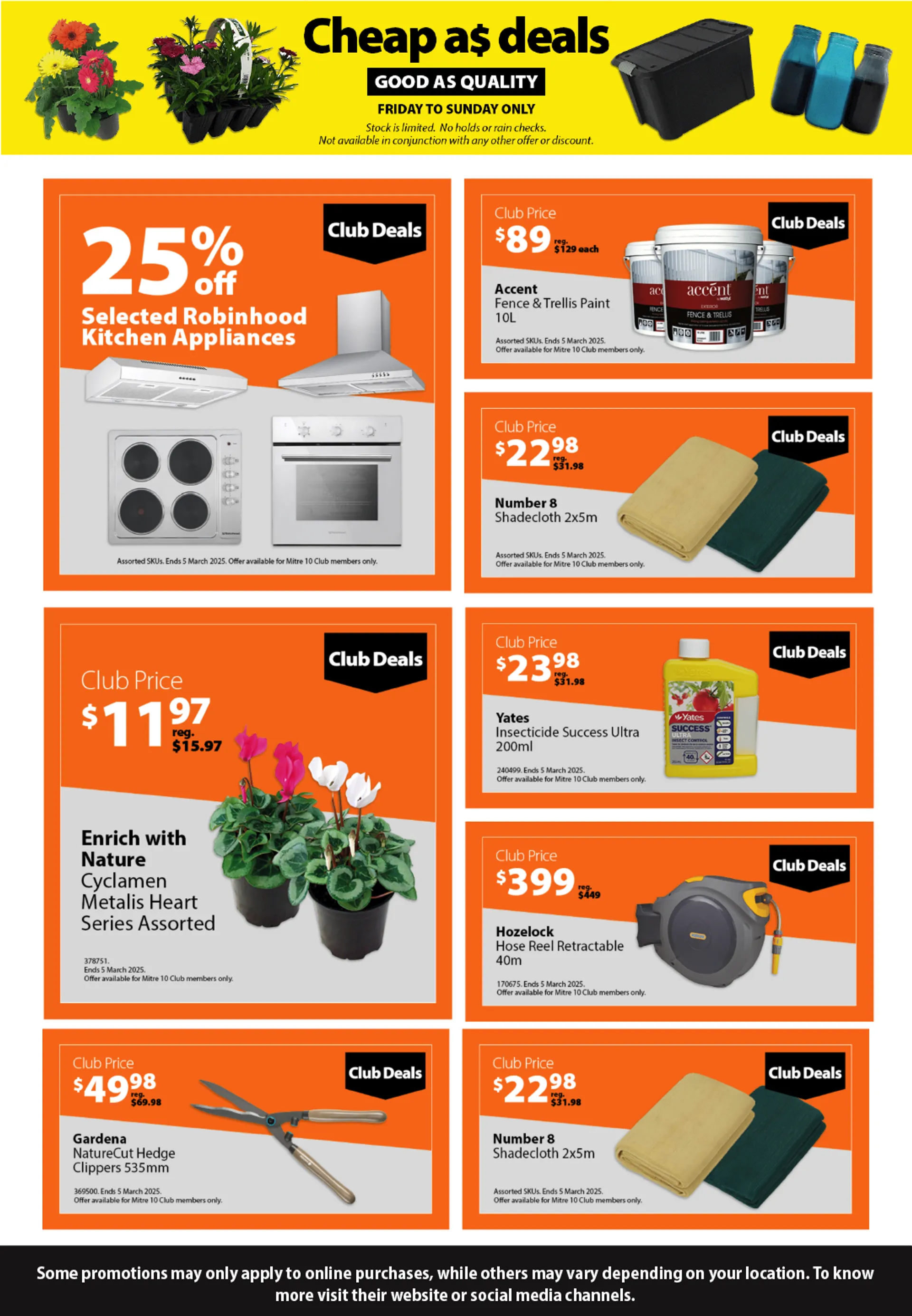 Mitre10 Weekly Offers from 13 February to 5 March 2025 - Catalogue Page 3