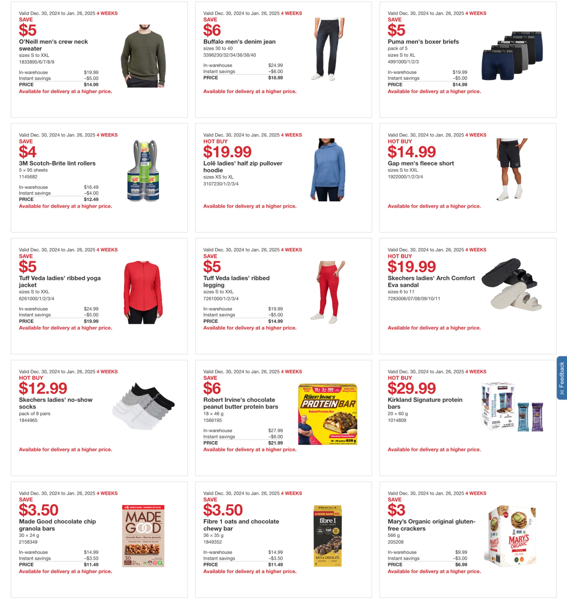 Costco Weekly deals! from January 7 to January 15 2025 - flyer page 3