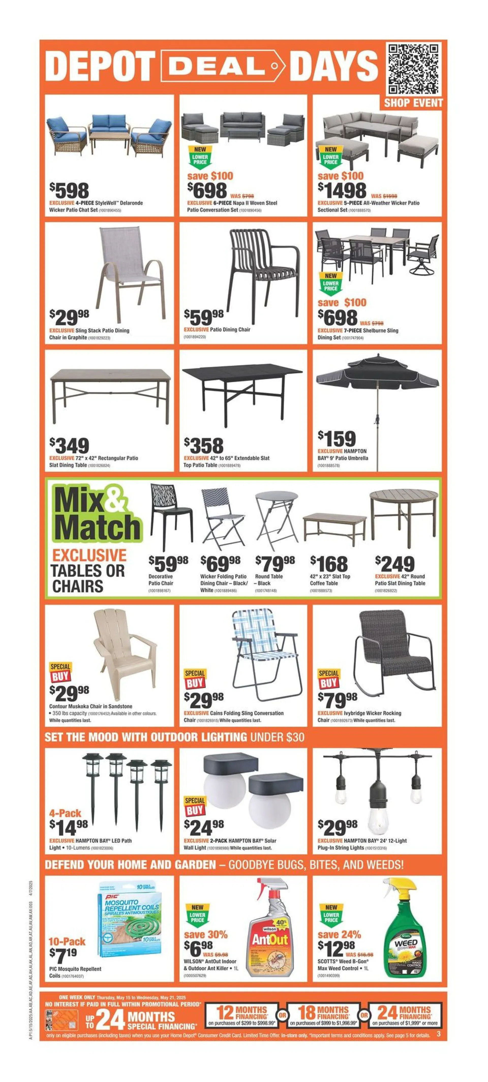 The Home Depot Sales from May 15 to May 28 2025 - flyer page 4