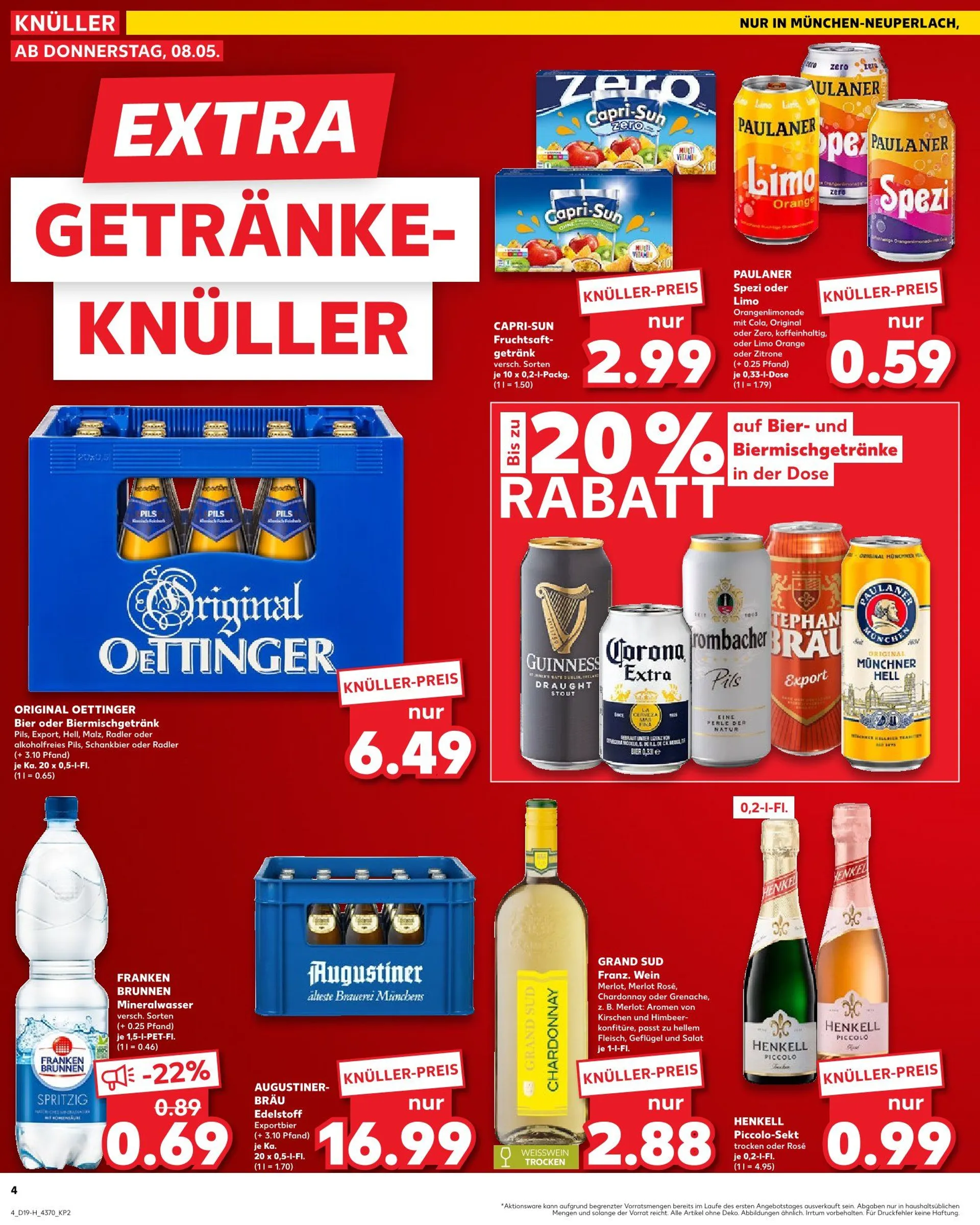 Kaufland Prospekt von 8. Mai bis 14. Mai 2025 - Prospekt seite 4