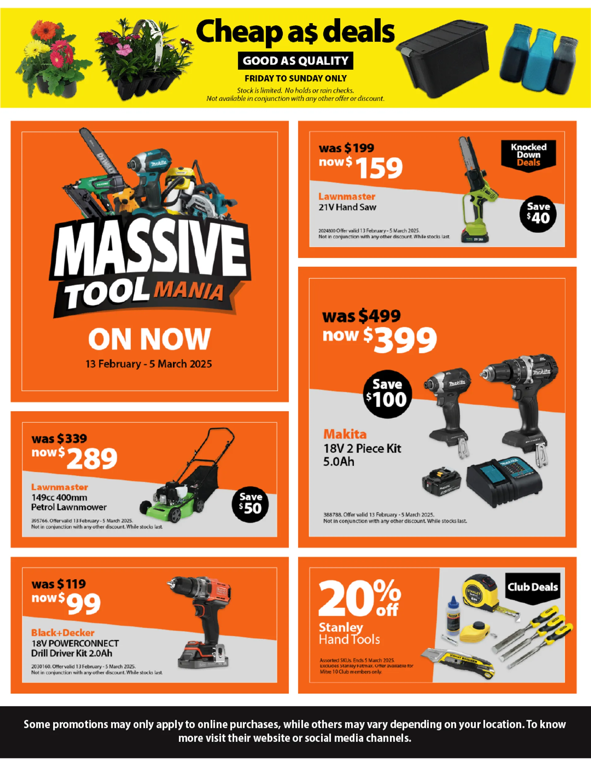 Mitre10 Weekly Offers from 13 February to 5 March 2025 - Catalogue Page 2