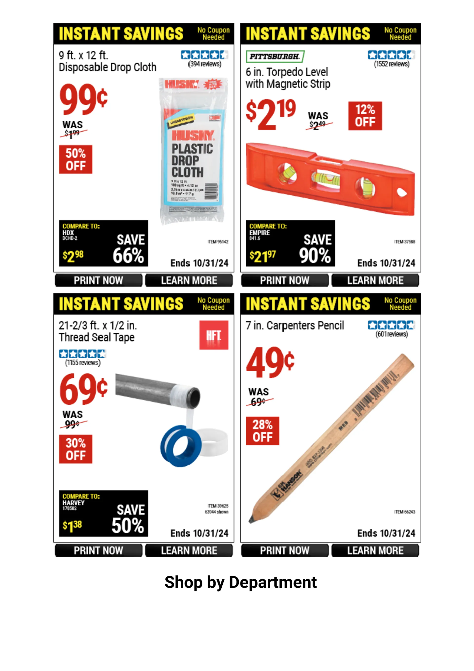 Weekly ad Harbor Freight Weekly Ad from October 21 to October 27 2024 - Page 40