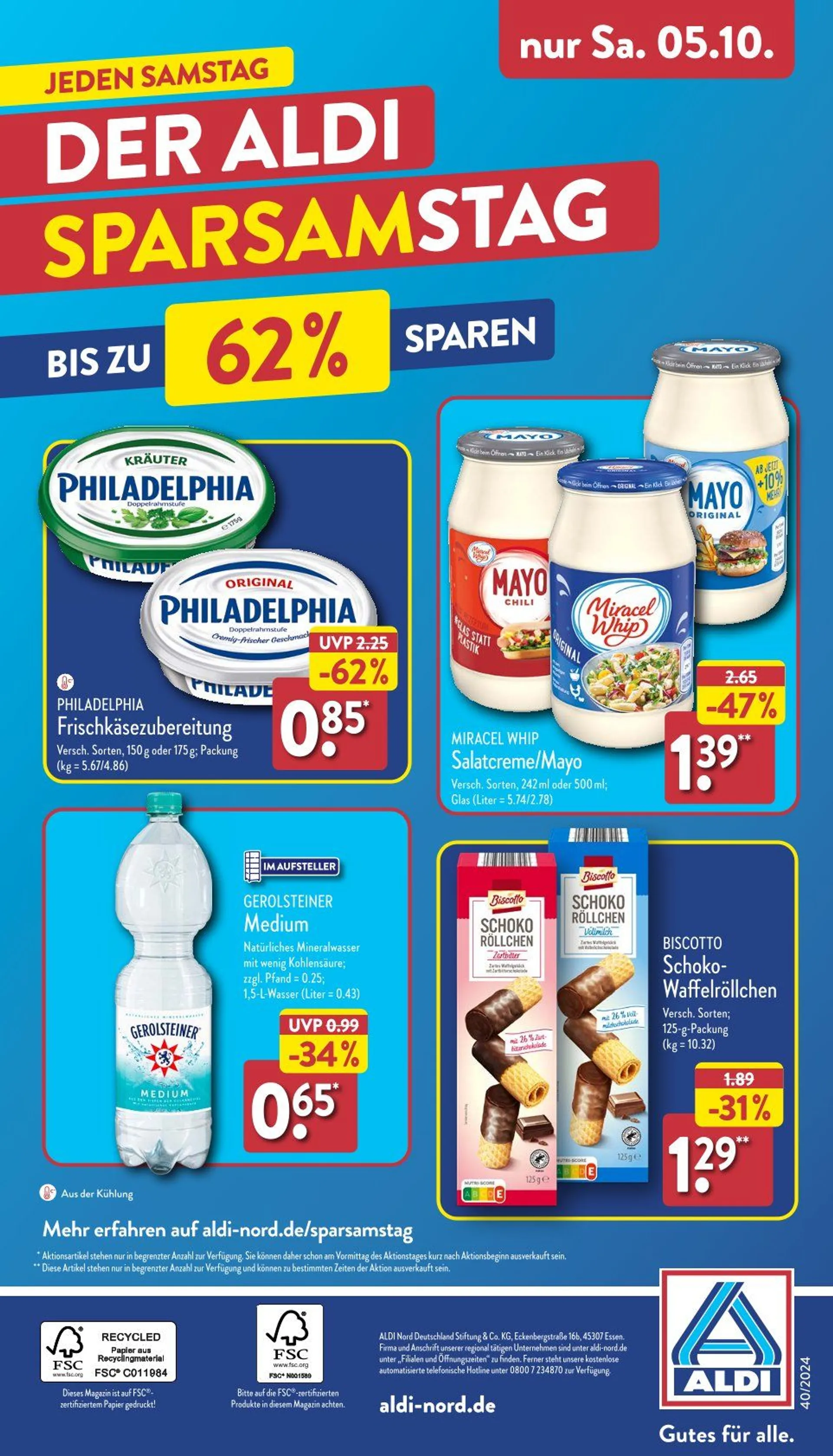 ALDI Nord Prospekts Angebote Online von 30. September bis 5. Oktober 2024 - Prospekt seite 42