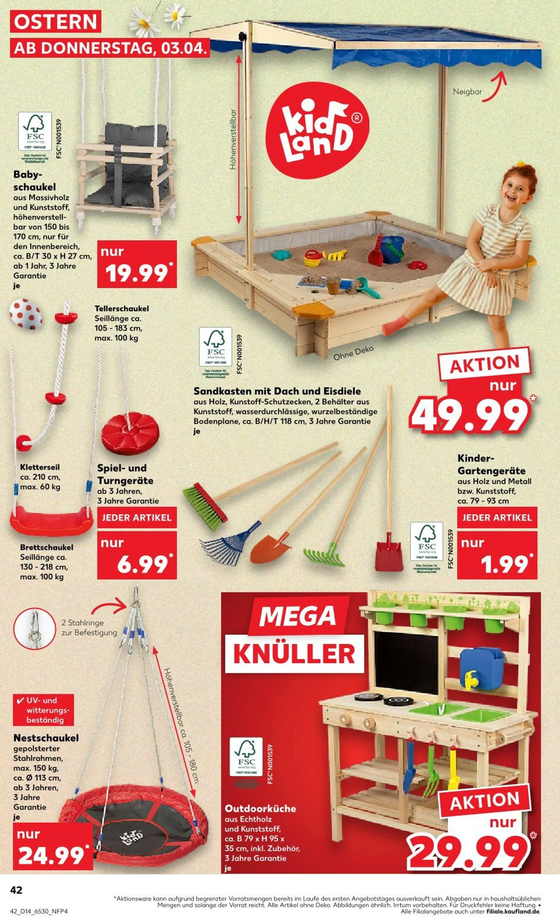 Kaufland Prospekt von 3. April bis 9. April 2025 - Prospekt seite 42