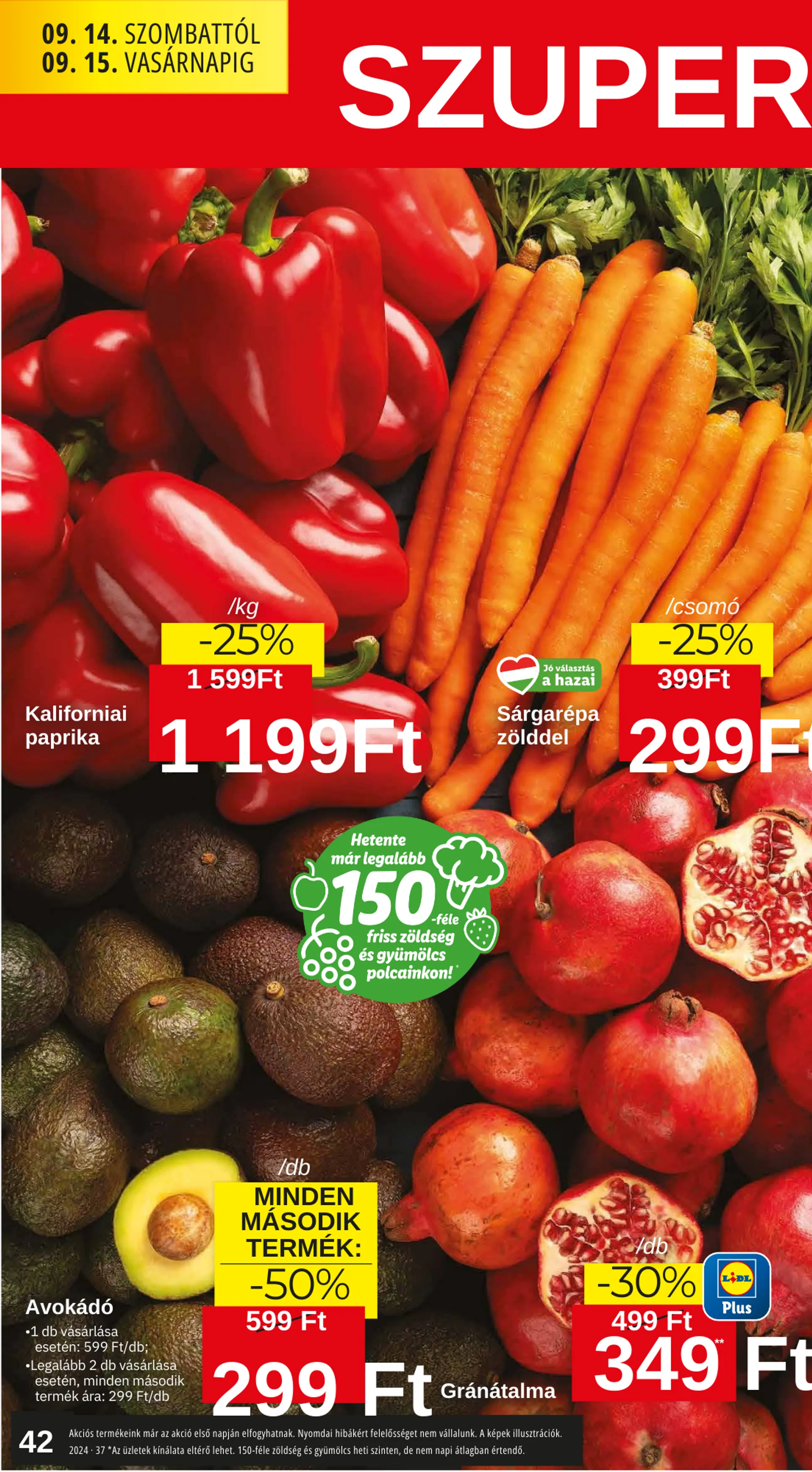 Katalógus Lidl Ajánlatok szeptember 12.-tól szeptember 18.-ig 2024. - Oldal 42