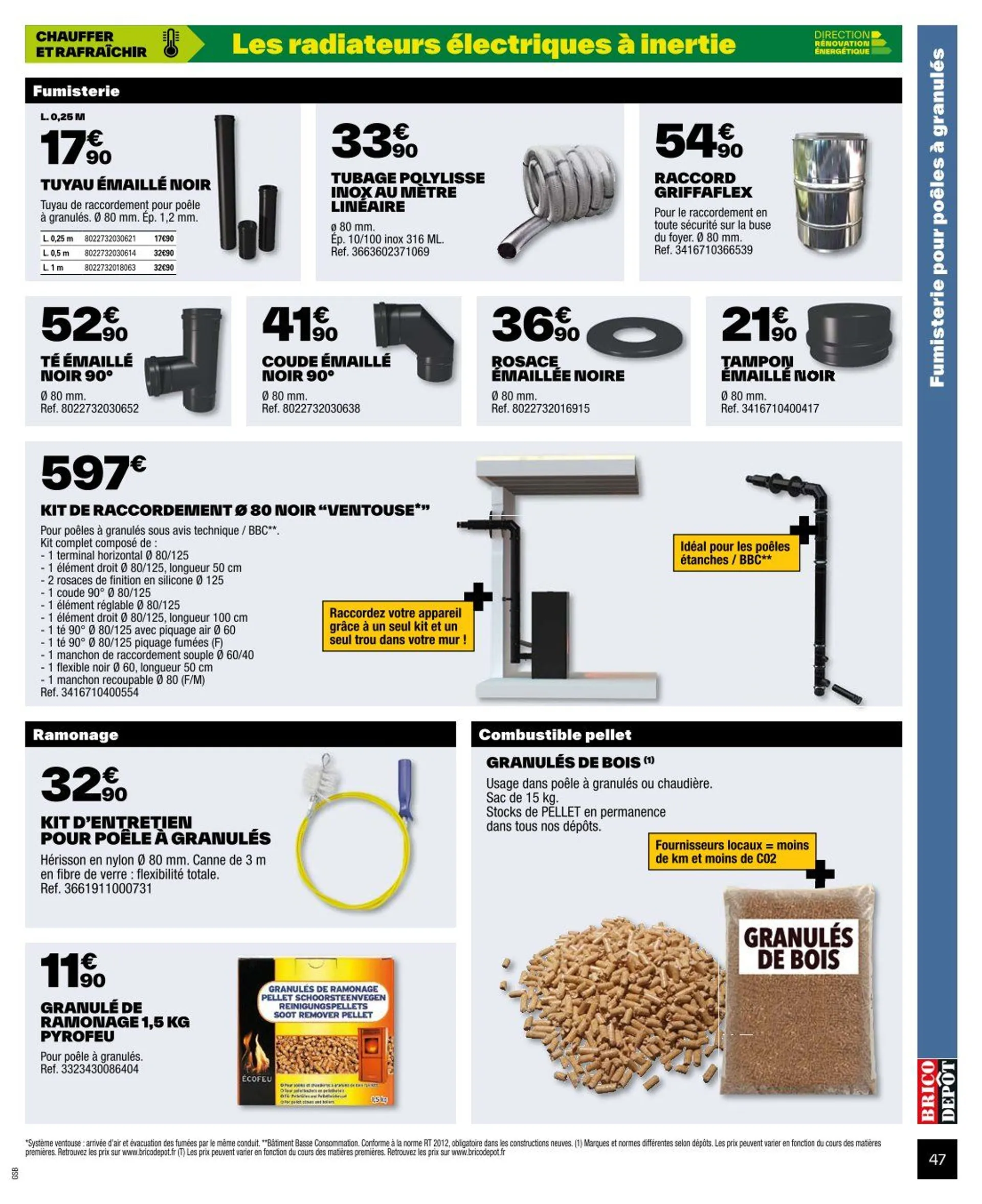 Brico Dépôt Brochures Offres du 4 octobre au 5 décembre 2024 - Catalogue page 47