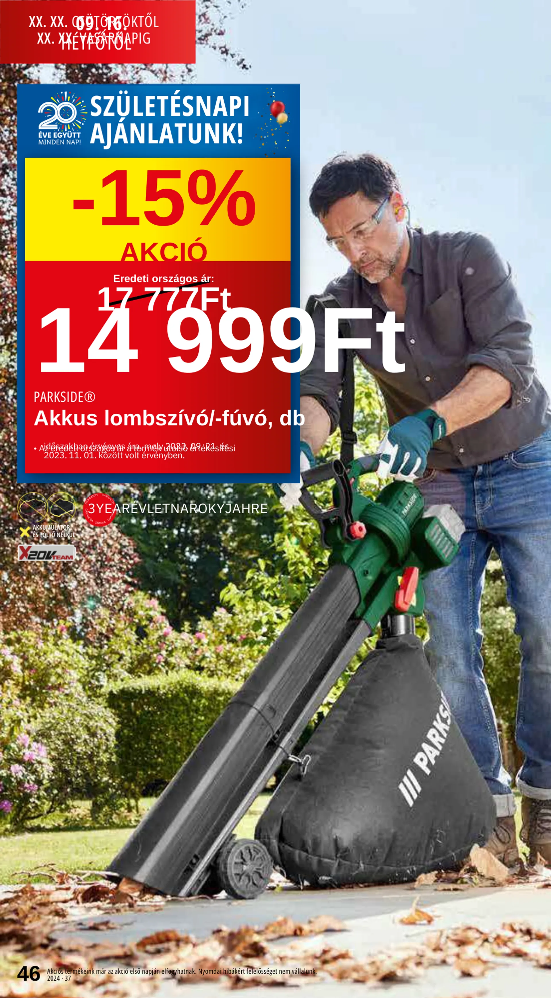 Katalógus Lidl Ajánlatok szeptember 12.-tól szeptember 18.-ig 2024. - Oldal 46