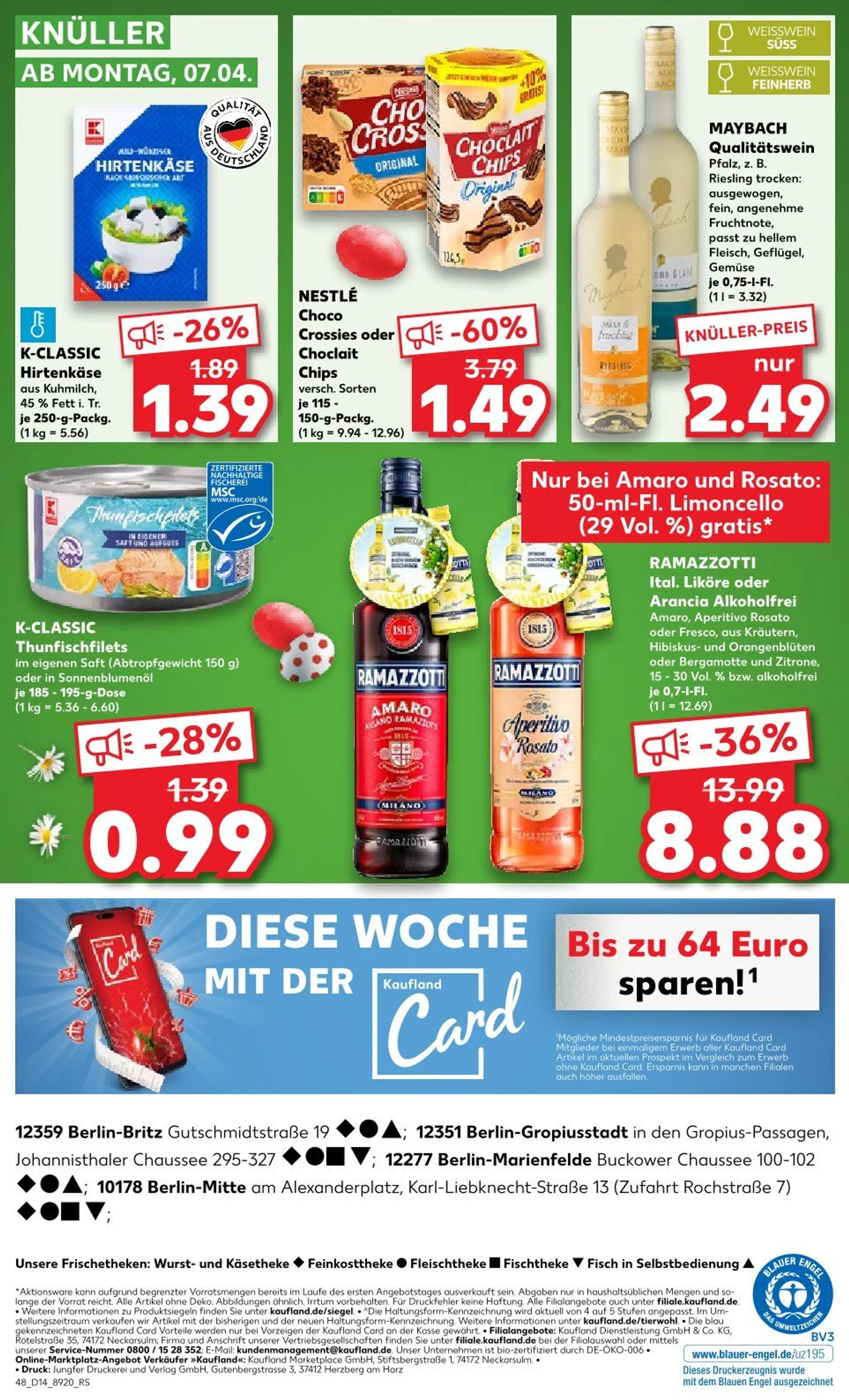 Kaufland Prospekt von 3. April bis 9. April 2025 - Prospekt seite 48