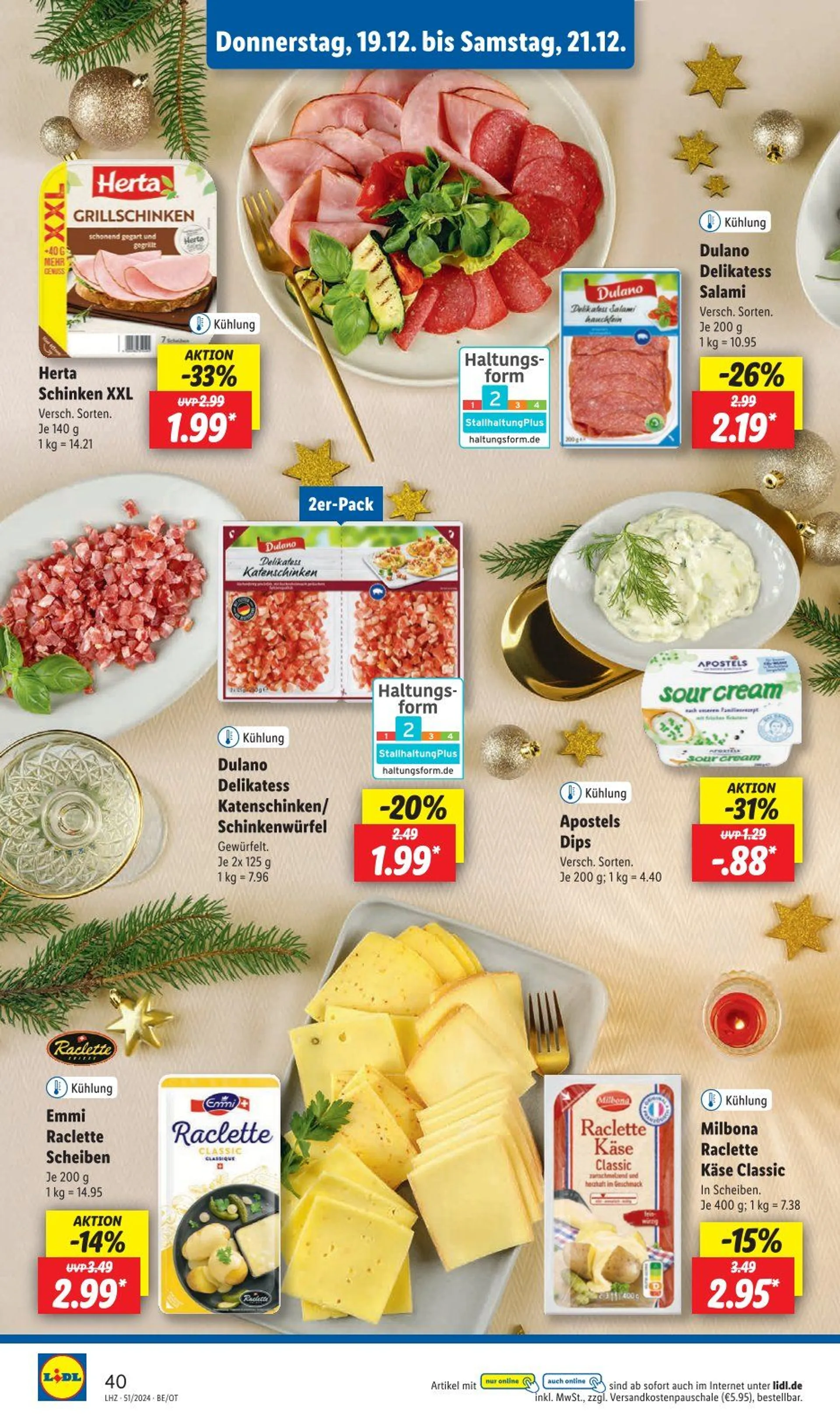 Lidl Prospekt von 16. Dezember bis 21. Dezember 2024 - Prospekt seite 50