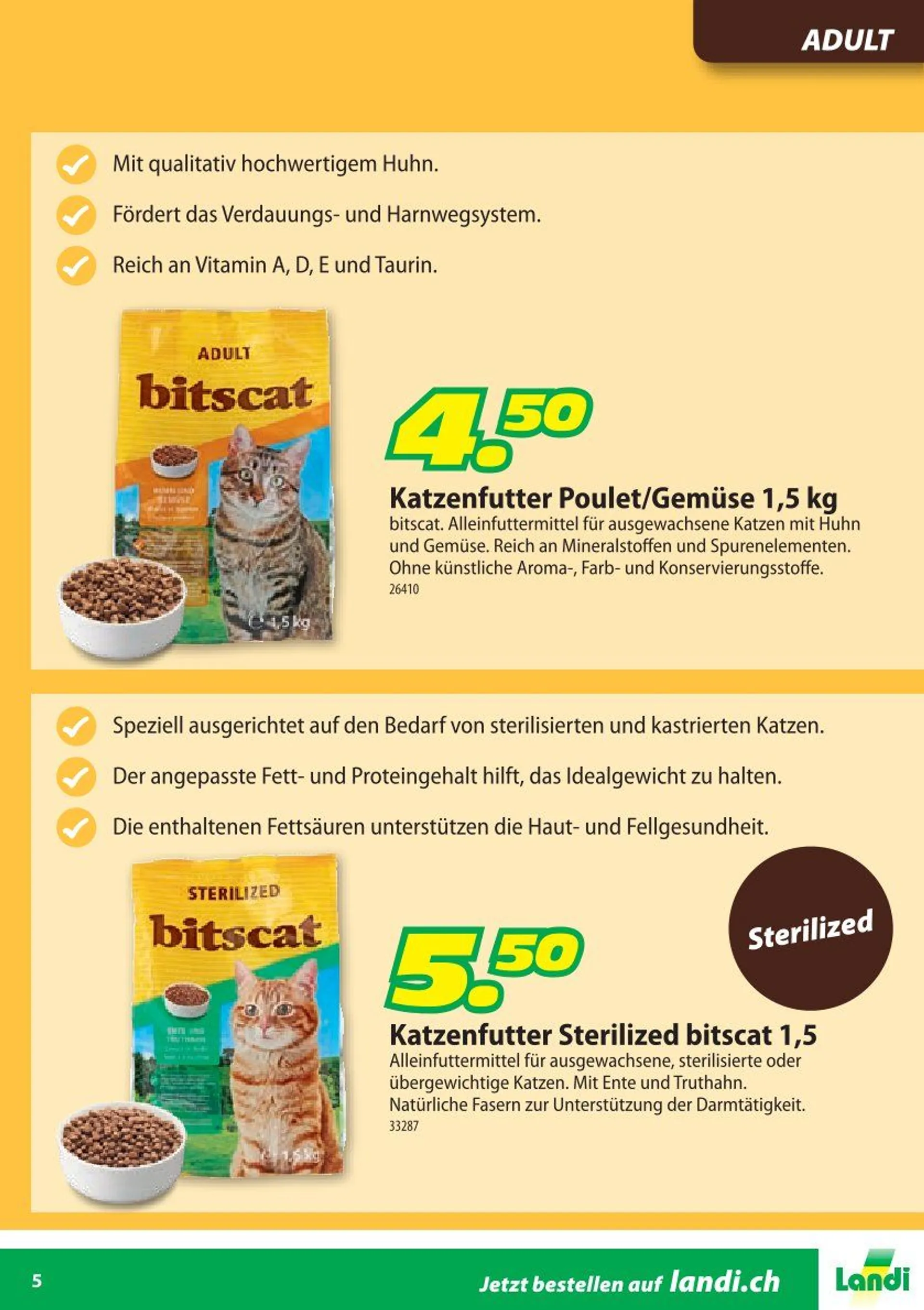 LANDI - bitscat von 13. Januar bis 31. Dezember 2025 - Prospekt seite  5