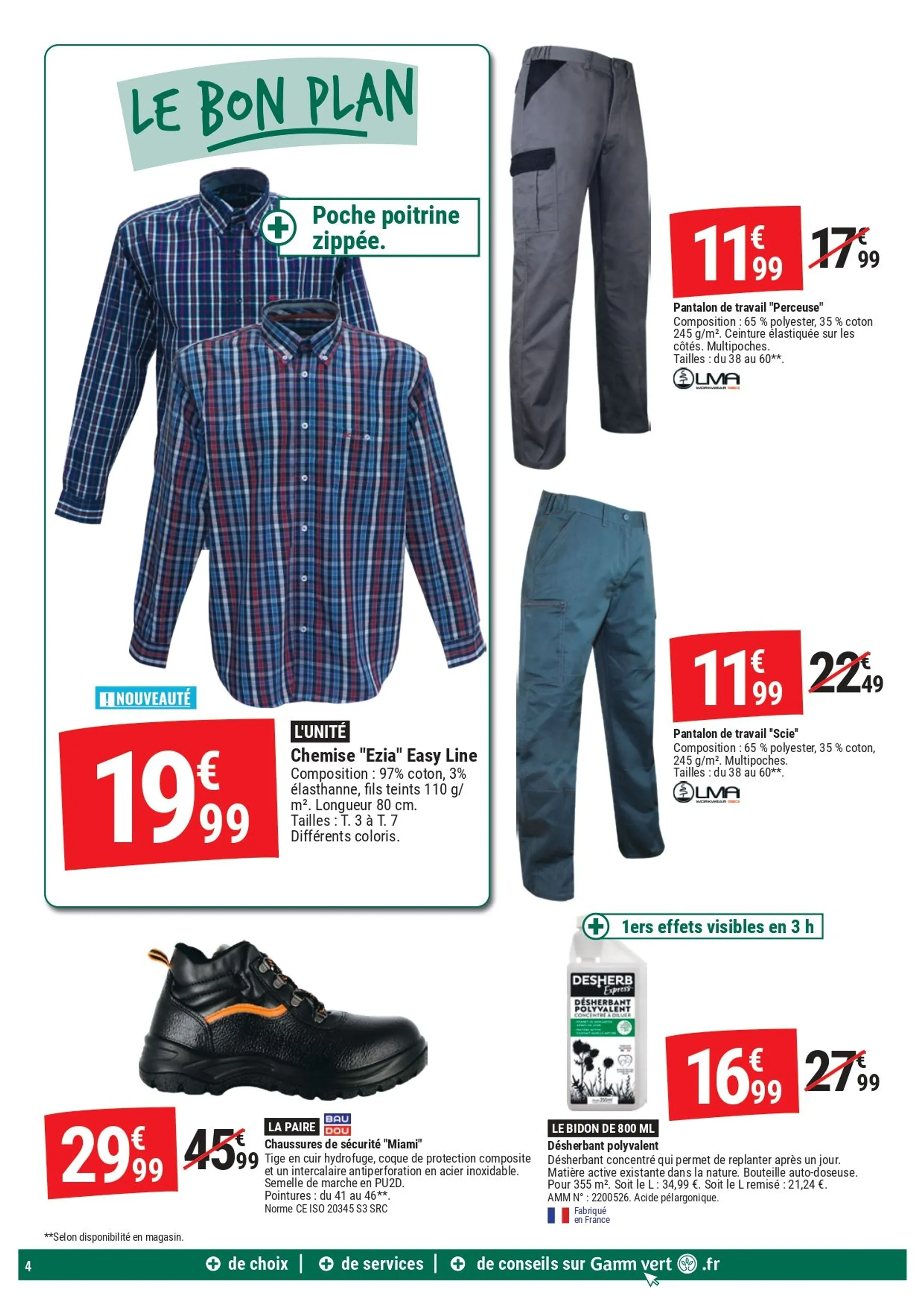 Promos de Gamm vert du 11 septembre au 22 septembre 2024 - Catalogue page 4