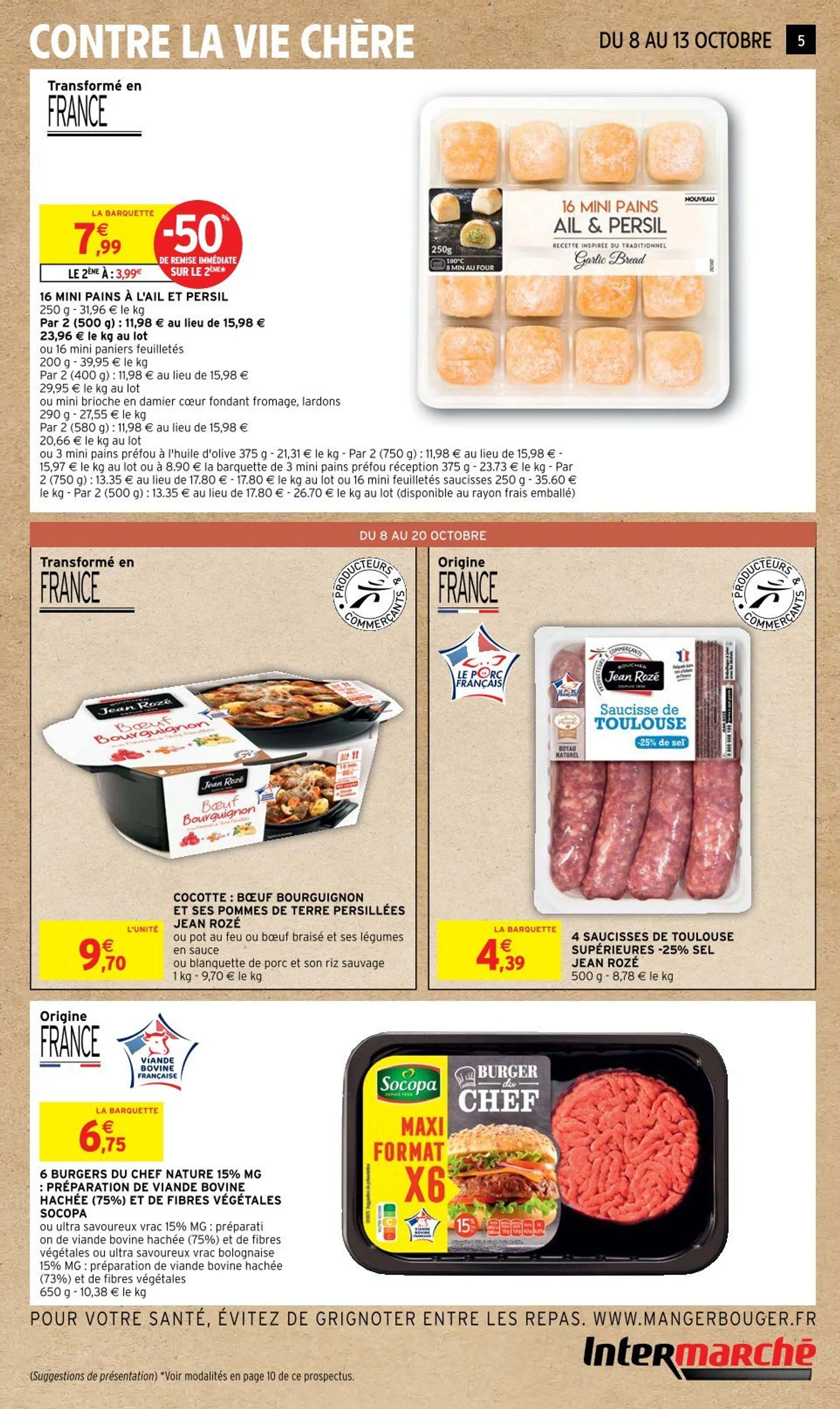 Intermarché Offres de catalogue du 8 octobre au 20 octobre 2024 - Catalogue page 5