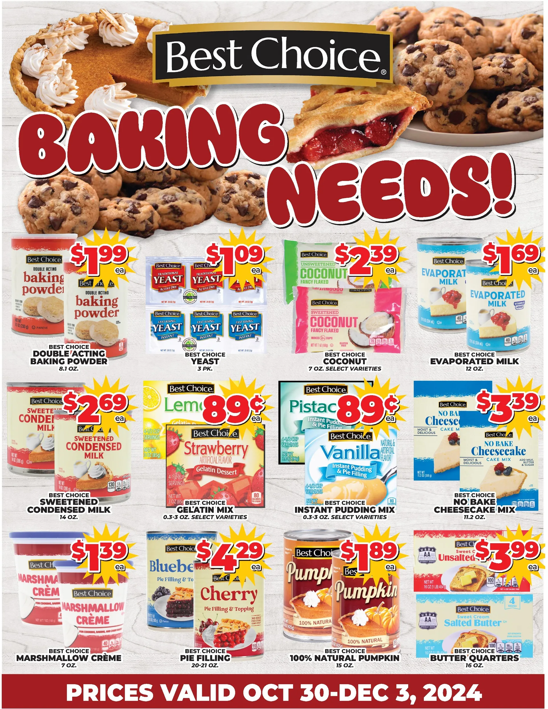 Weekly ad Monthly Specials in Price Cutter: Your Fall Favorites from October 30 to December 3 2024 - Page 4