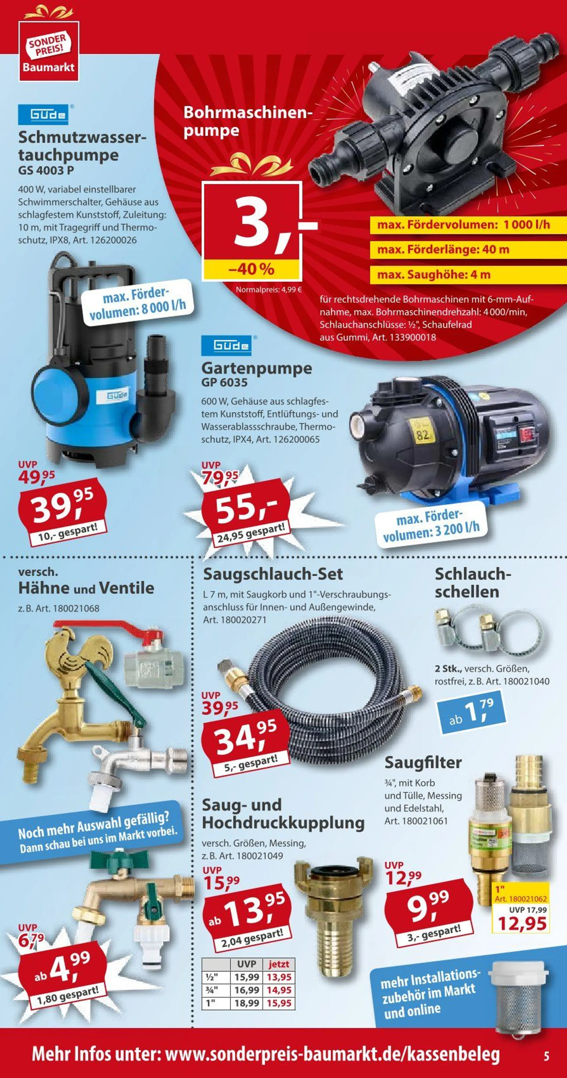 Sonderpreis-Baumarkt Prospekt von 26. April bis 2. Mai 2025 - Prospekt seite 5