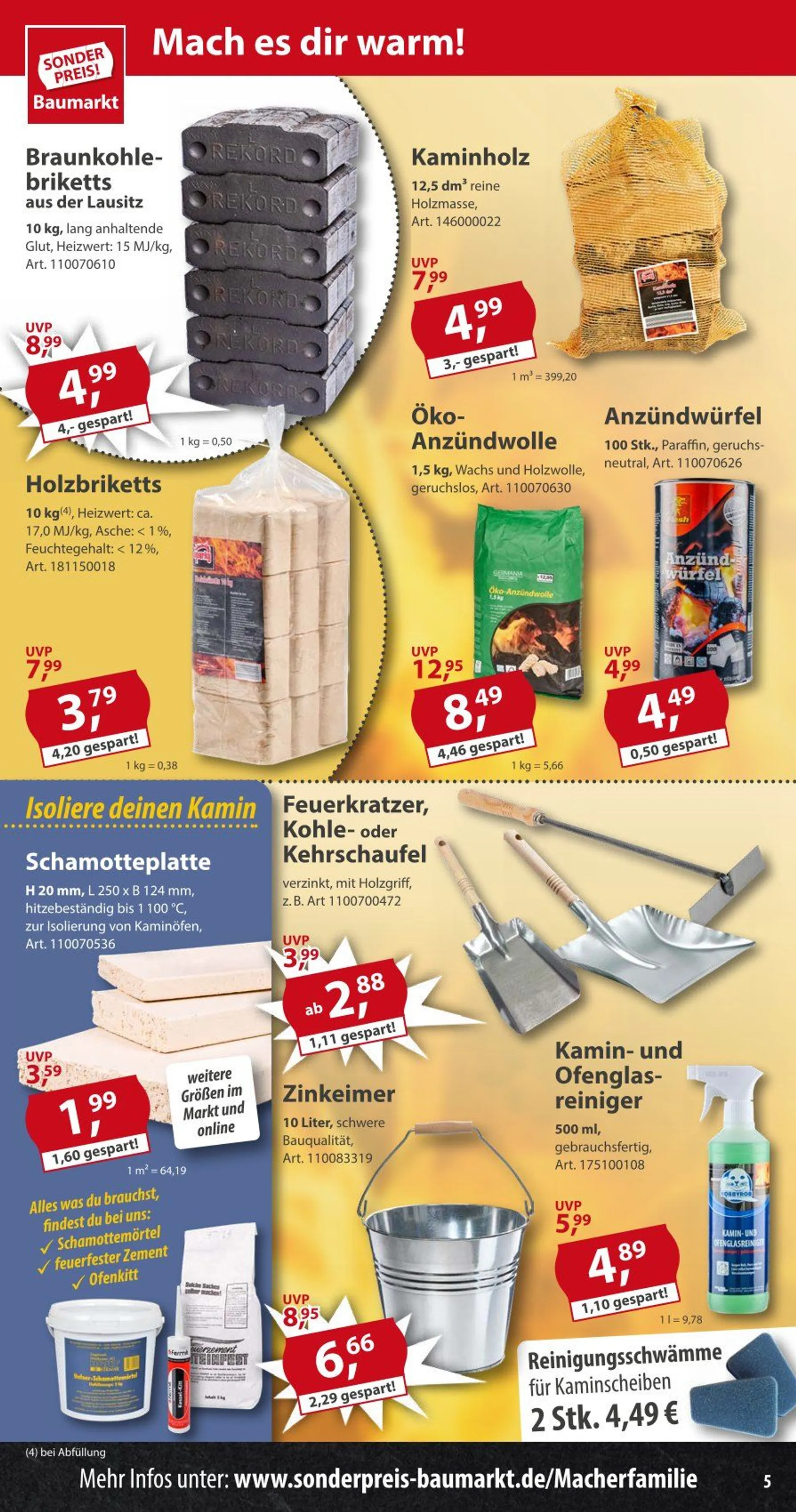 Sonderpreis-Baumarkt Prospekte von 20. Februar bis 21. Februar 2025 - Prospekt seite 5