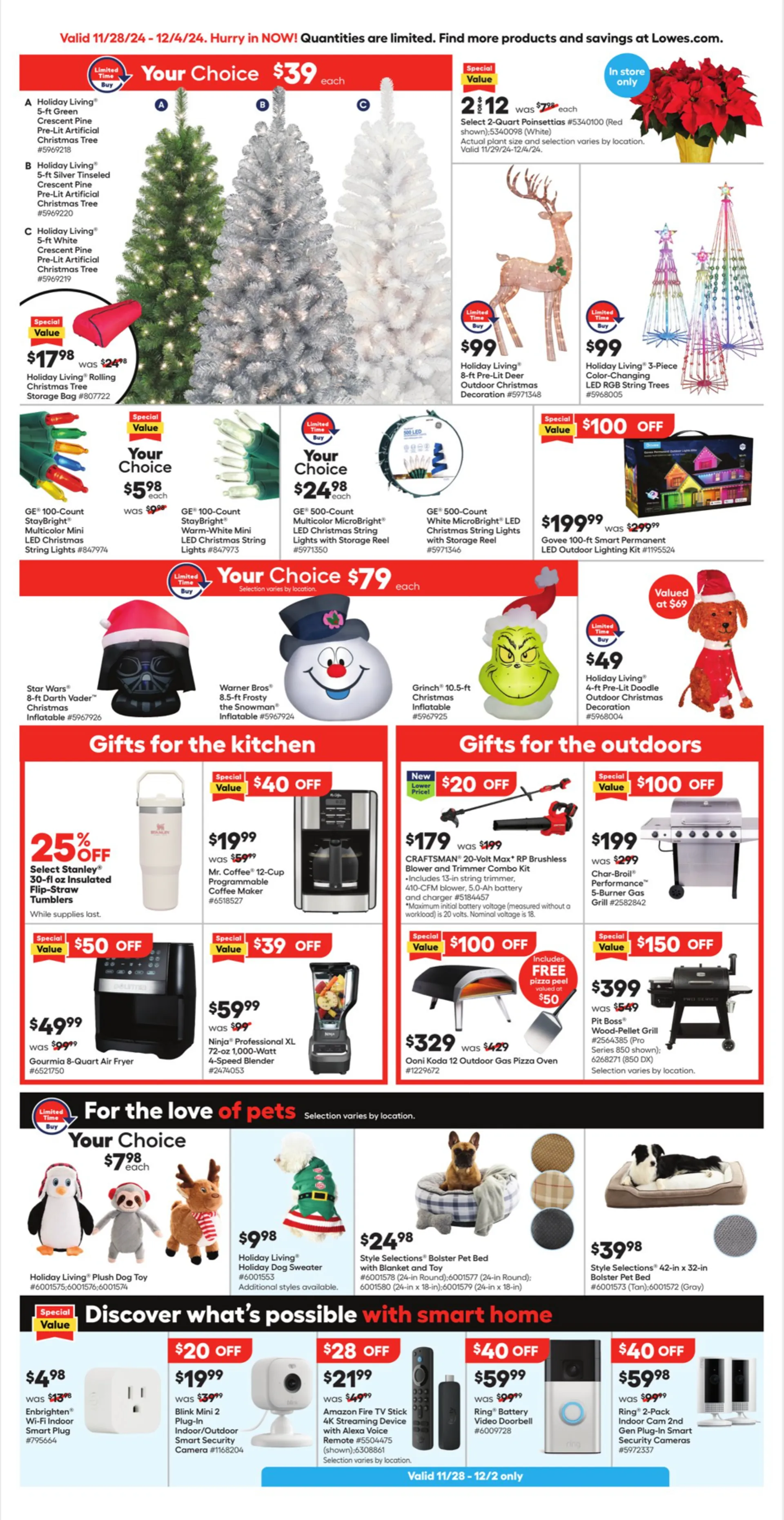 Weekly ad Lowe's Black Friday Deals from November 28 to December 4 2024 - Page 4