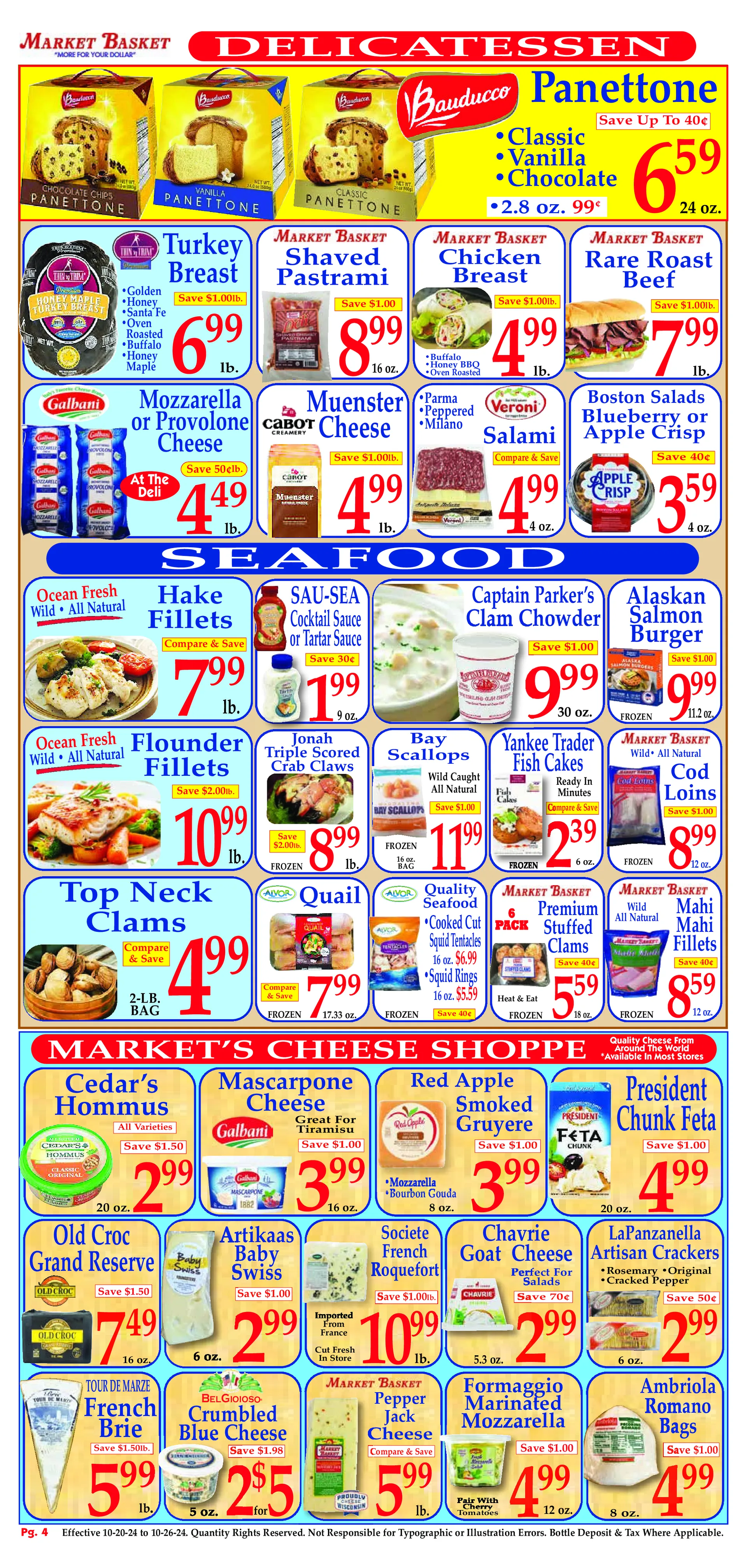 Weekly ad Market Basket sales from October 20 to October 26 2024 - Page 4