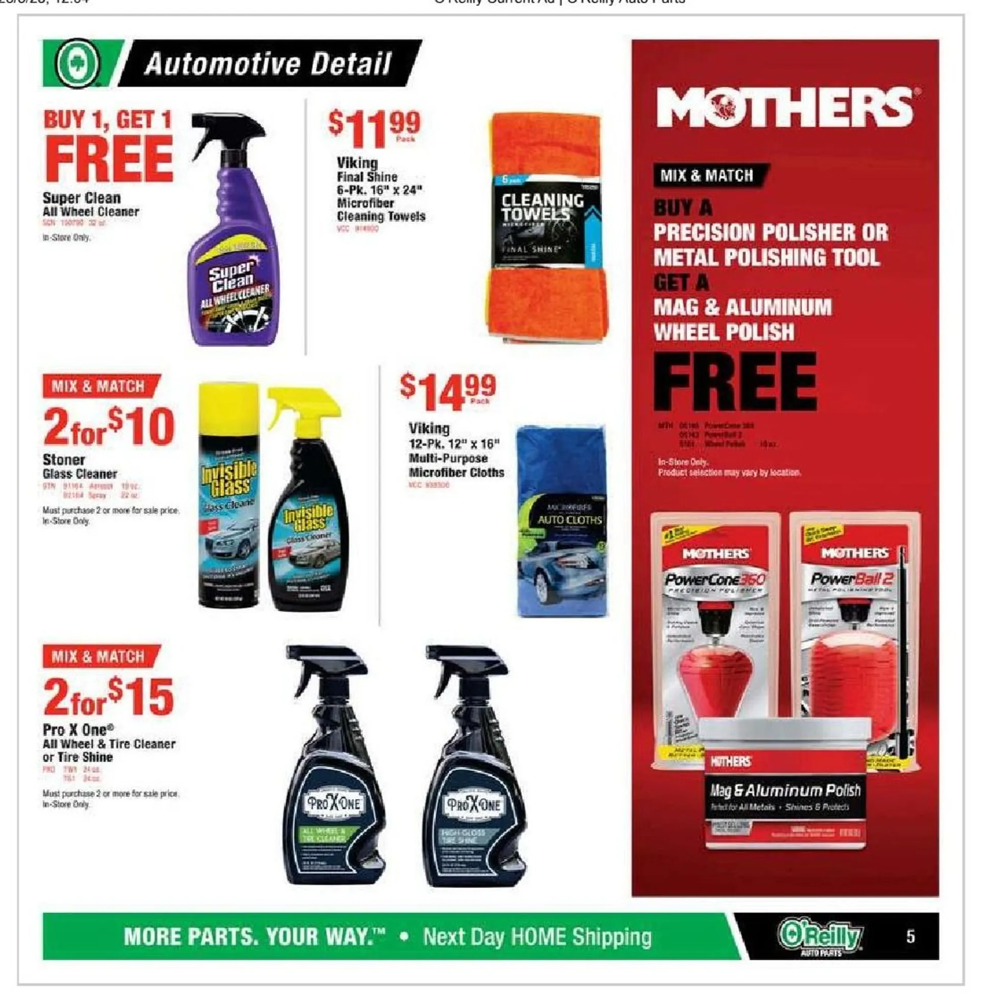 Weekly ad O'Reilly Auto Parts Deals from May 28 to June 24 2025 - Page 5