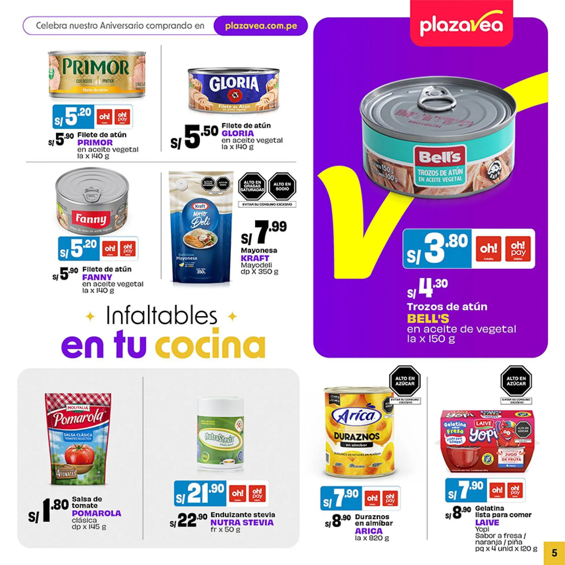 Catalogo de Plaza Vea Ofertas de Folletos  14 de octubre al 3 de noviembre 2024 - Pag 5