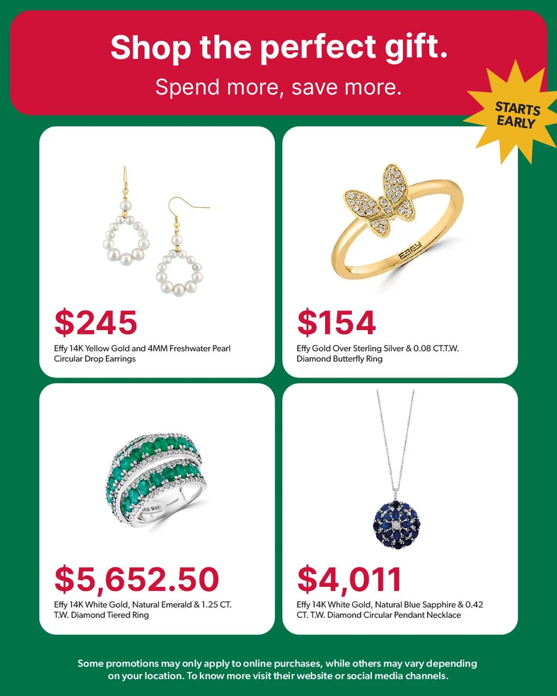 Christmas deals at Hudson's Bay from December 20 to December 31 2024 - flyer page 4