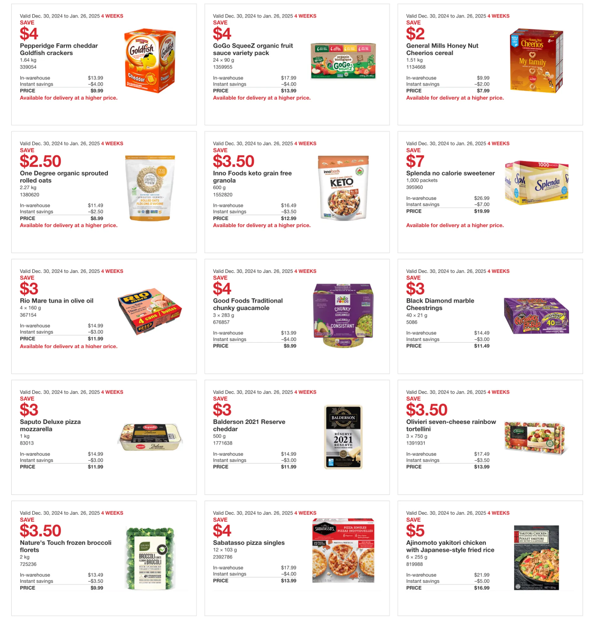 Costco Weekly deals! from January 7 to January 15 2025 - flyer page 4