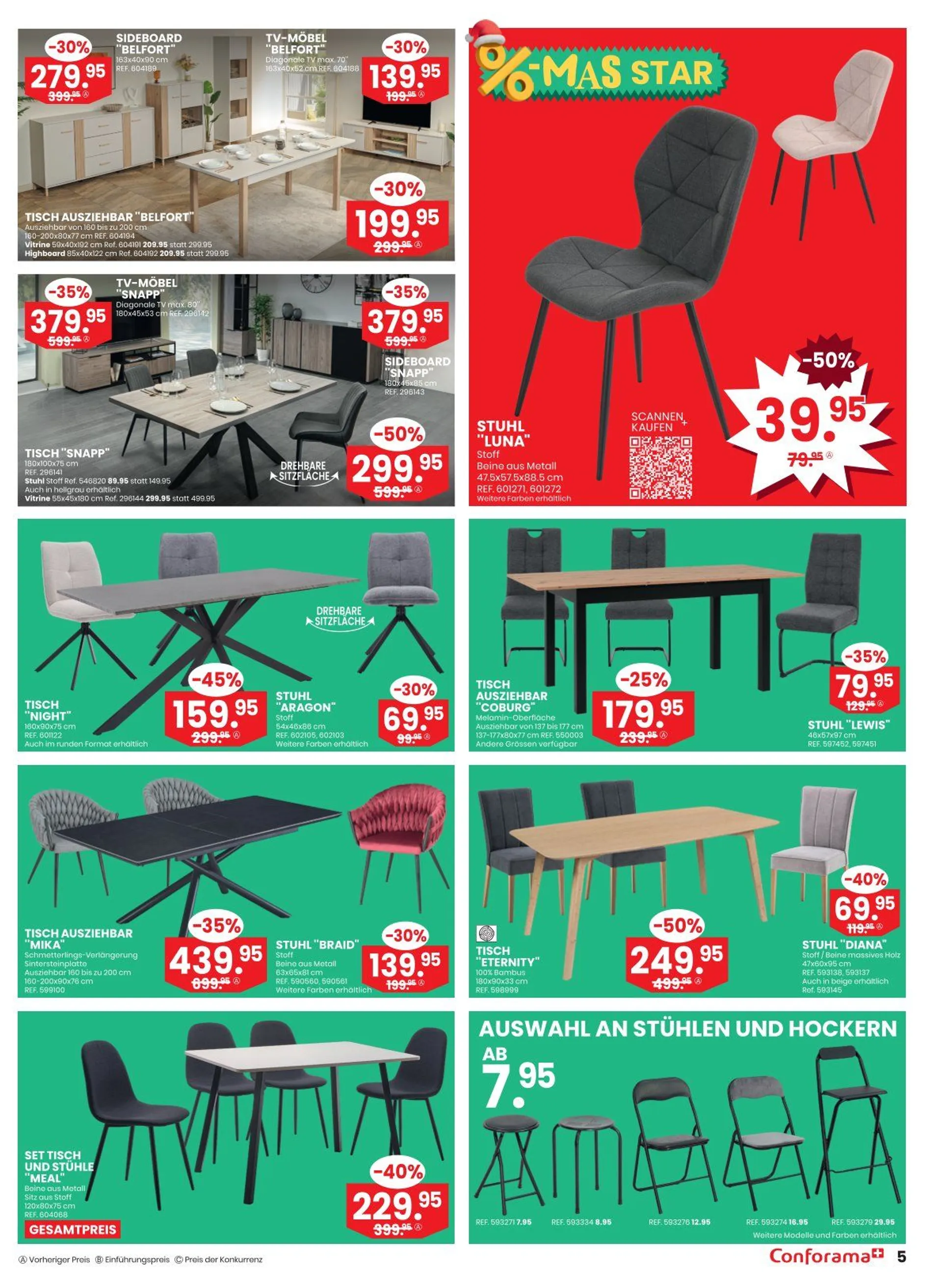 Conforama Prospekt von 19. Dezember bis 30. Dezember 2024 - Prospekt seite  5