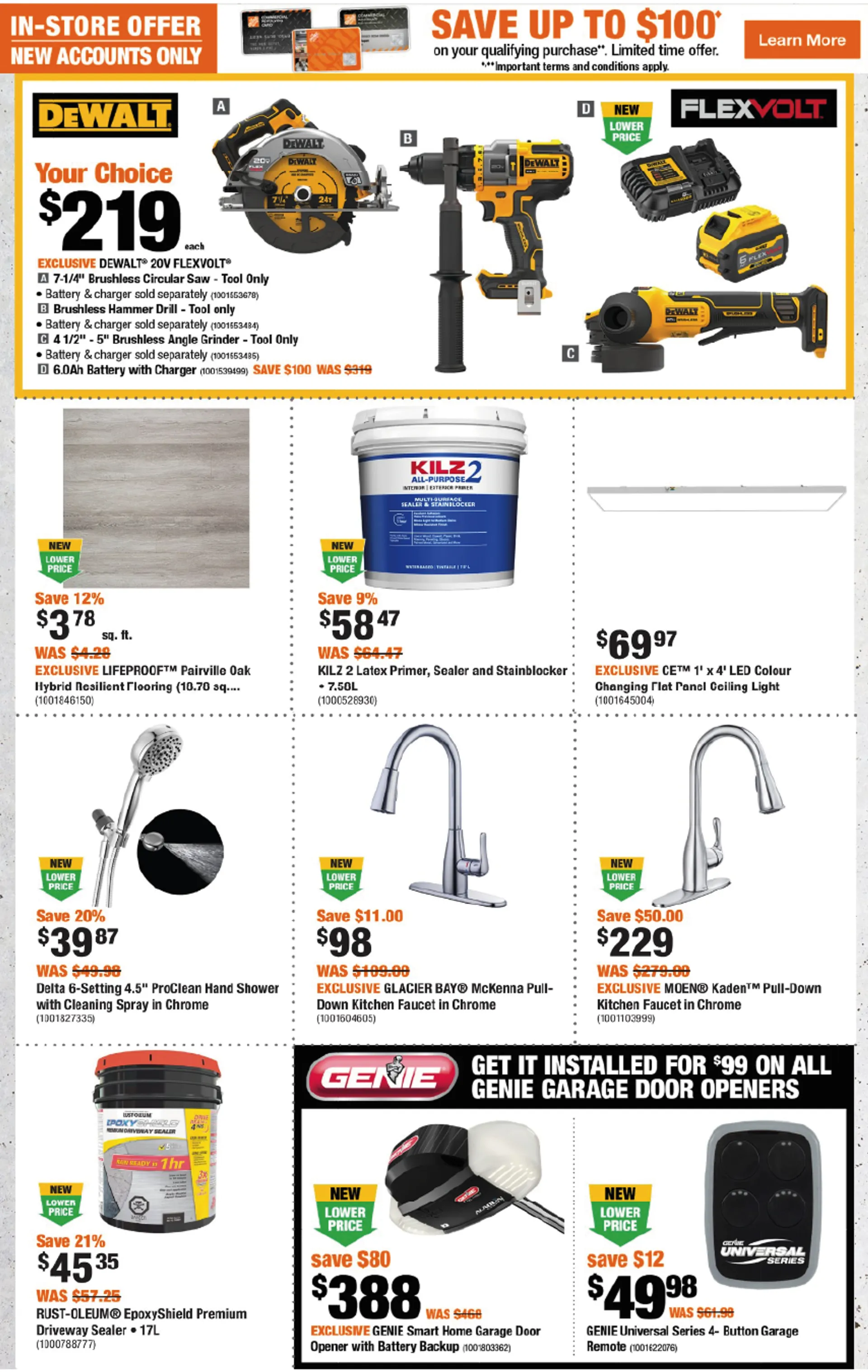 The Home Depot Clearance Sale from August 22 to August 28 2024 - flyer page 4