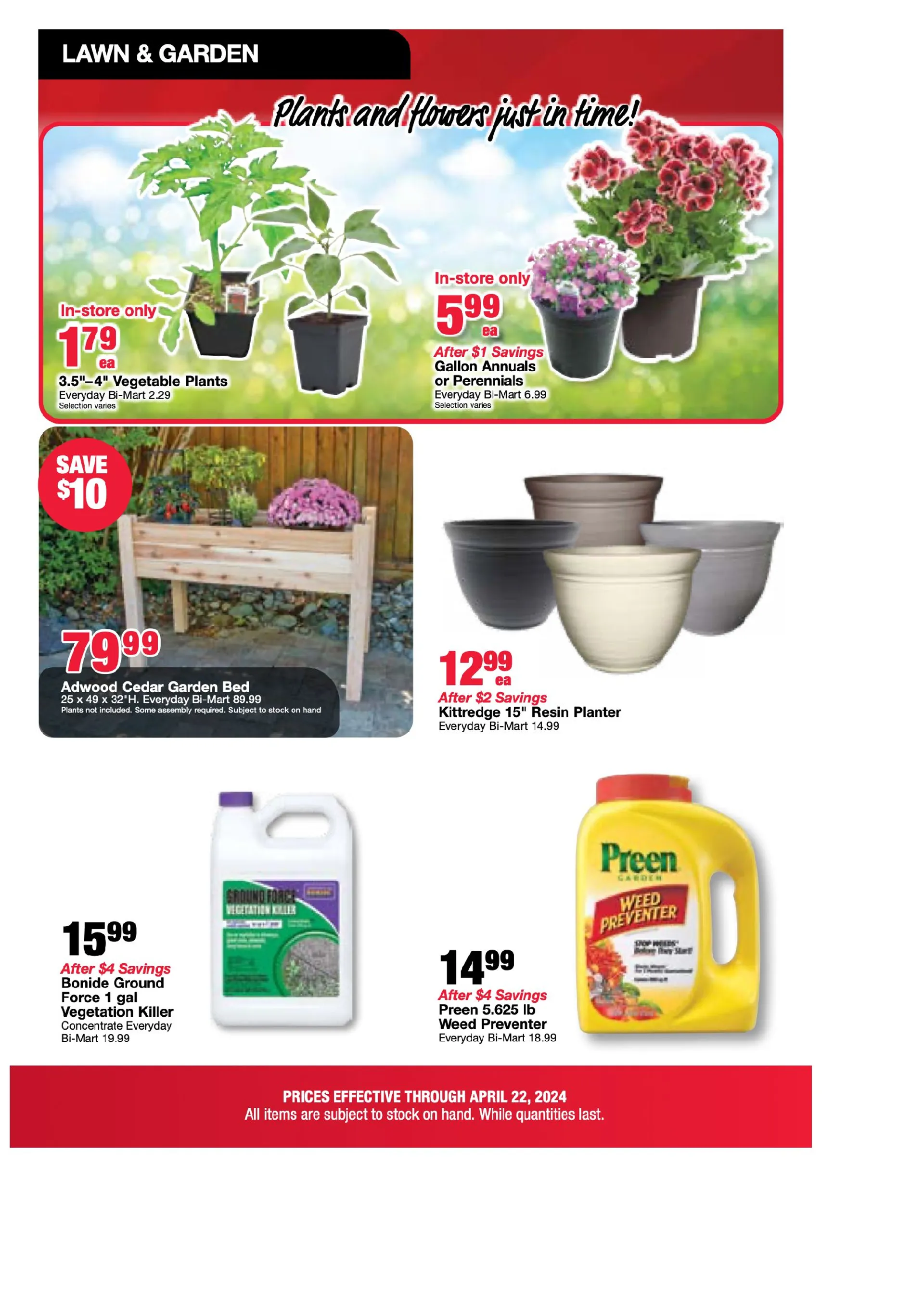 Weekly ad BI-MART SALES from April 16 to April 22 2024 - Page 16