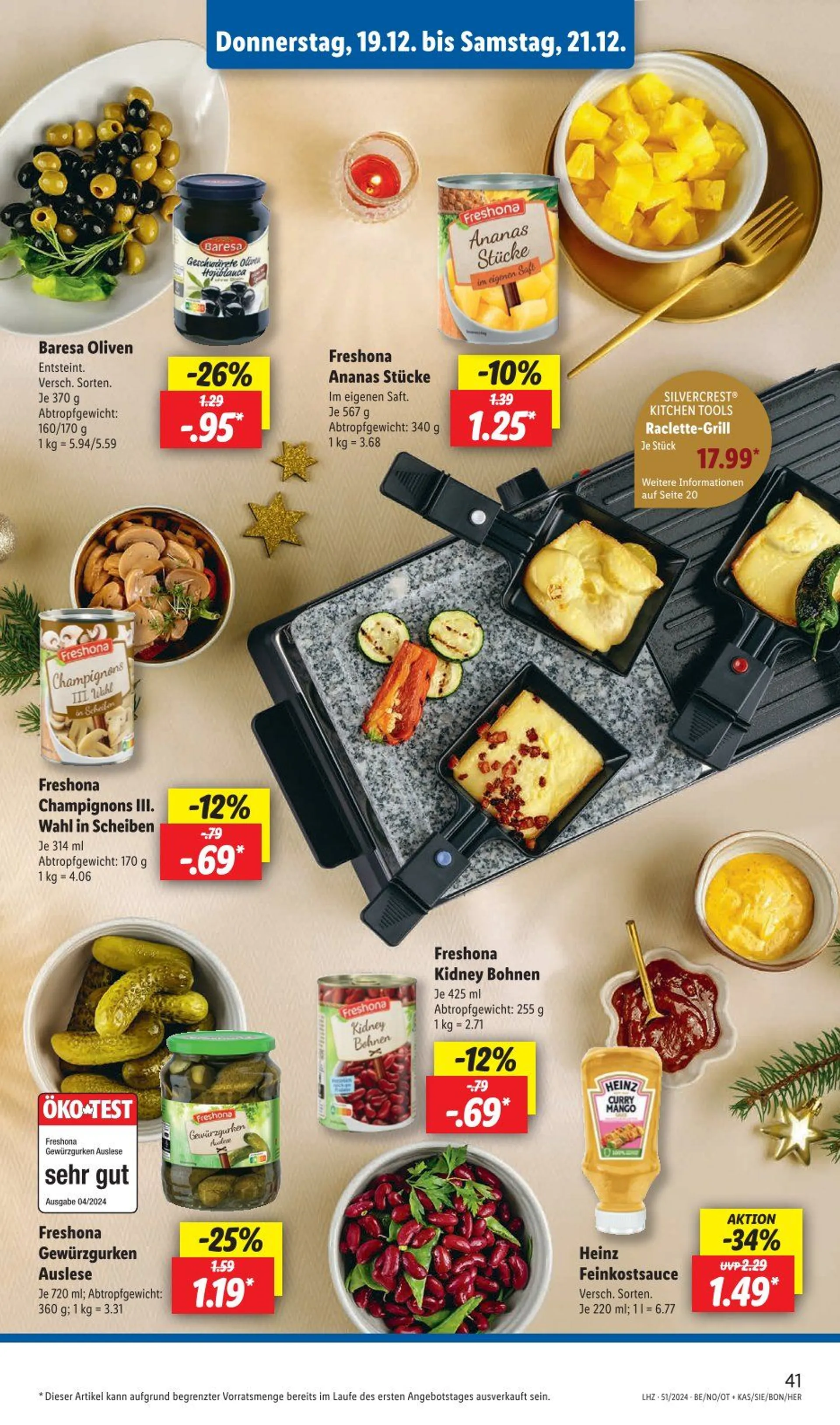 Lidl Prospekt von 16. Dezember bis 21. Dezember 2024 - Prospekt seite 51