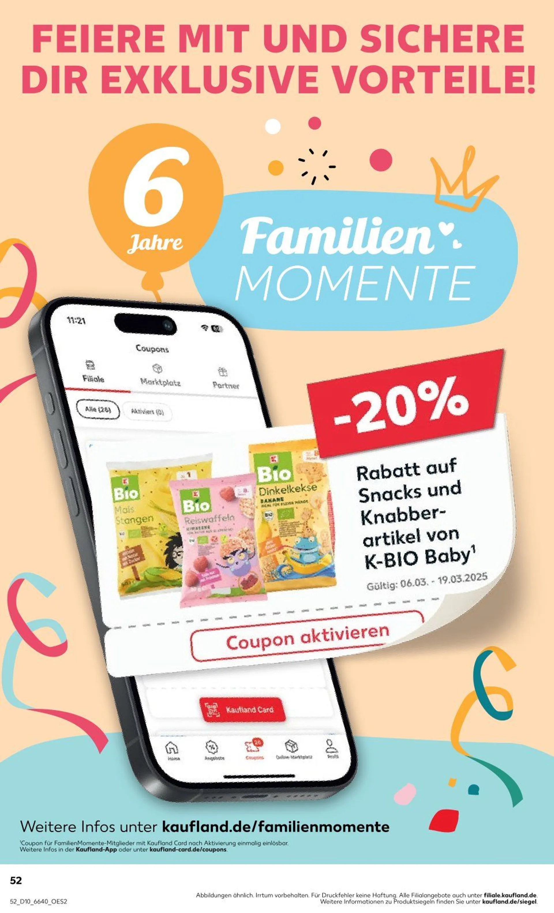 Kaufland Prospekt von 6. März bis 12. März 2025 - Prospekt seite 52