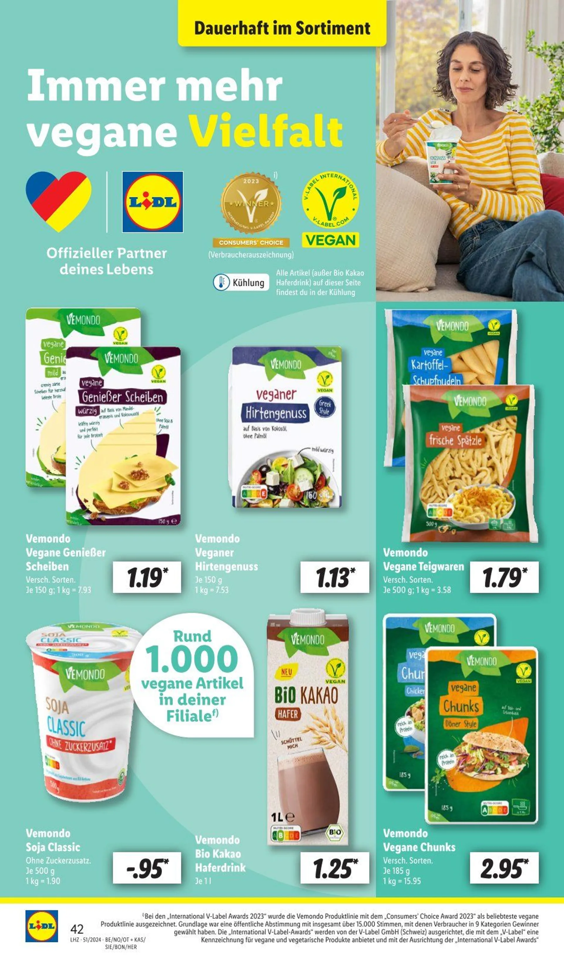 Lidl Prospekt von 16. Dezember bis 21. Dezember 2024 - Prospekt seite 52