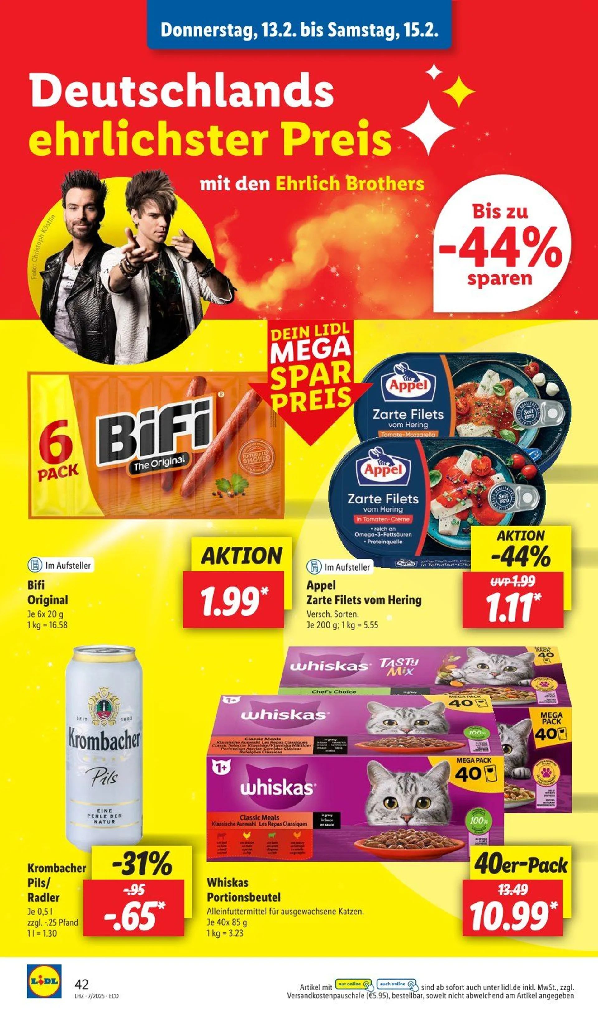 Lidl Prospekt von 10. Februar bis 15. Februar 2025 - Prospekt seite 52