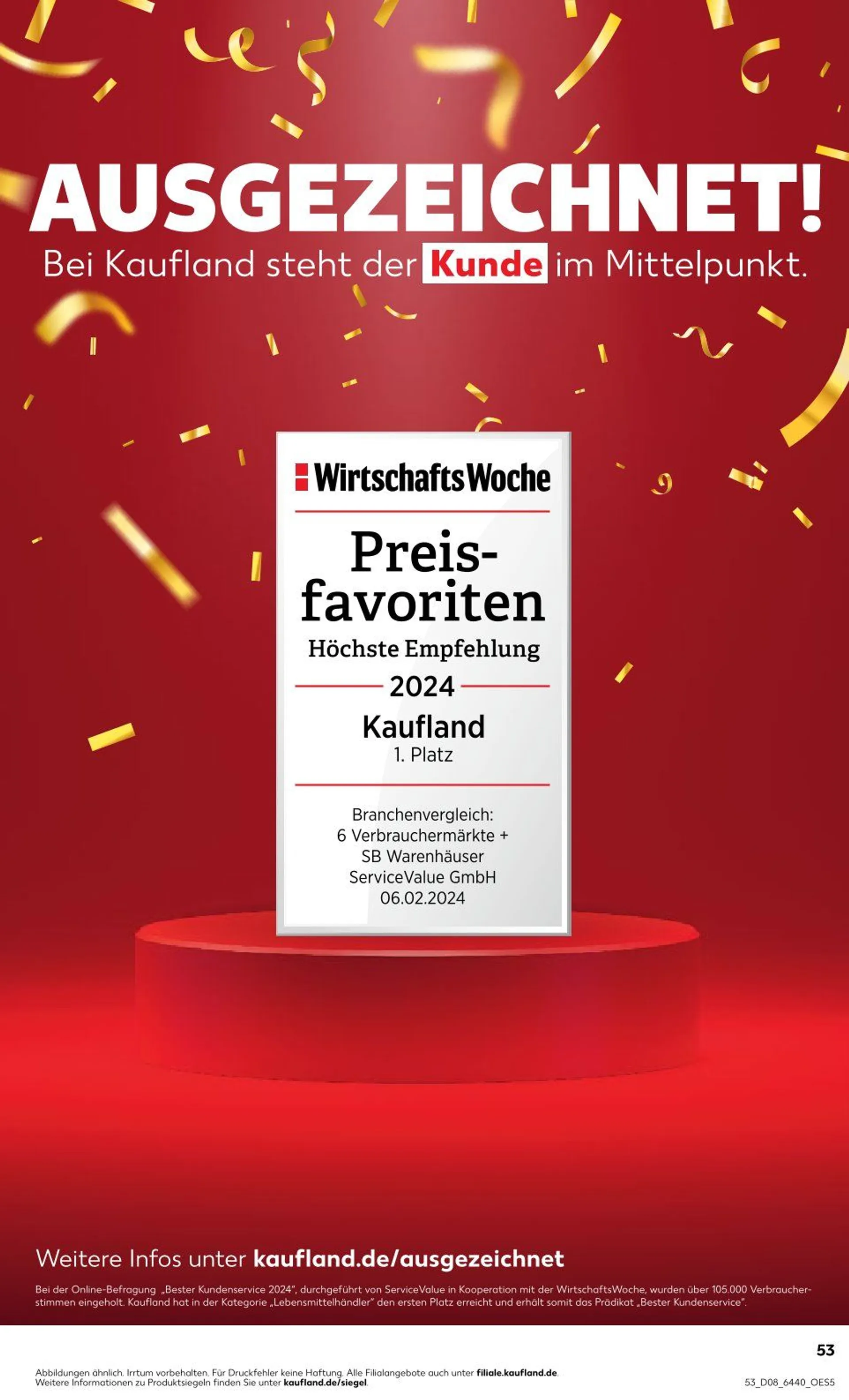 Kaufland Prospekt von 20. Februar bis 26. Februar 2025 - Prospekt seite 53