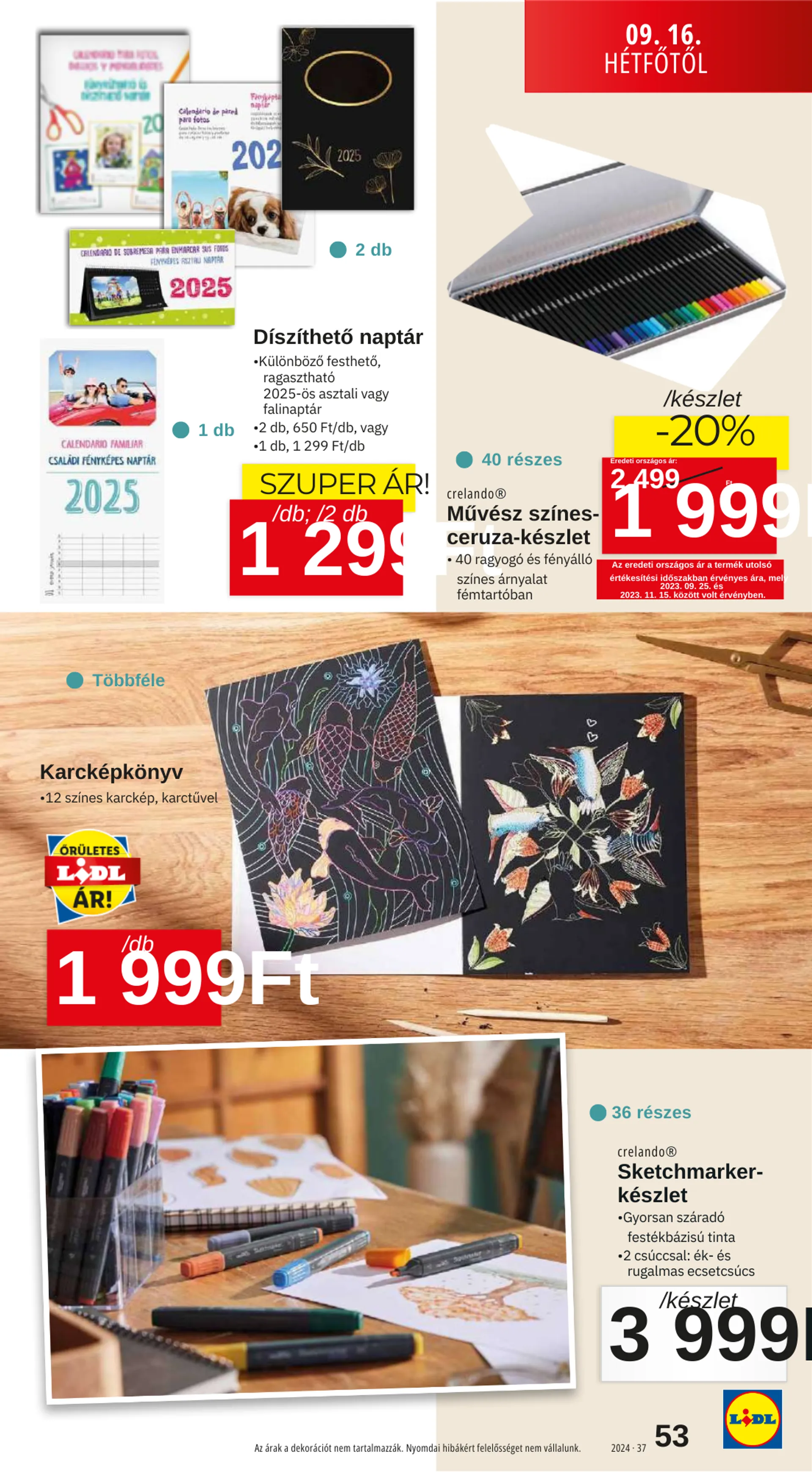 Katalógus Lidl Ajánlatok szeptember 12.-tól szeptember 18.-ig 2024. - Oldal 53