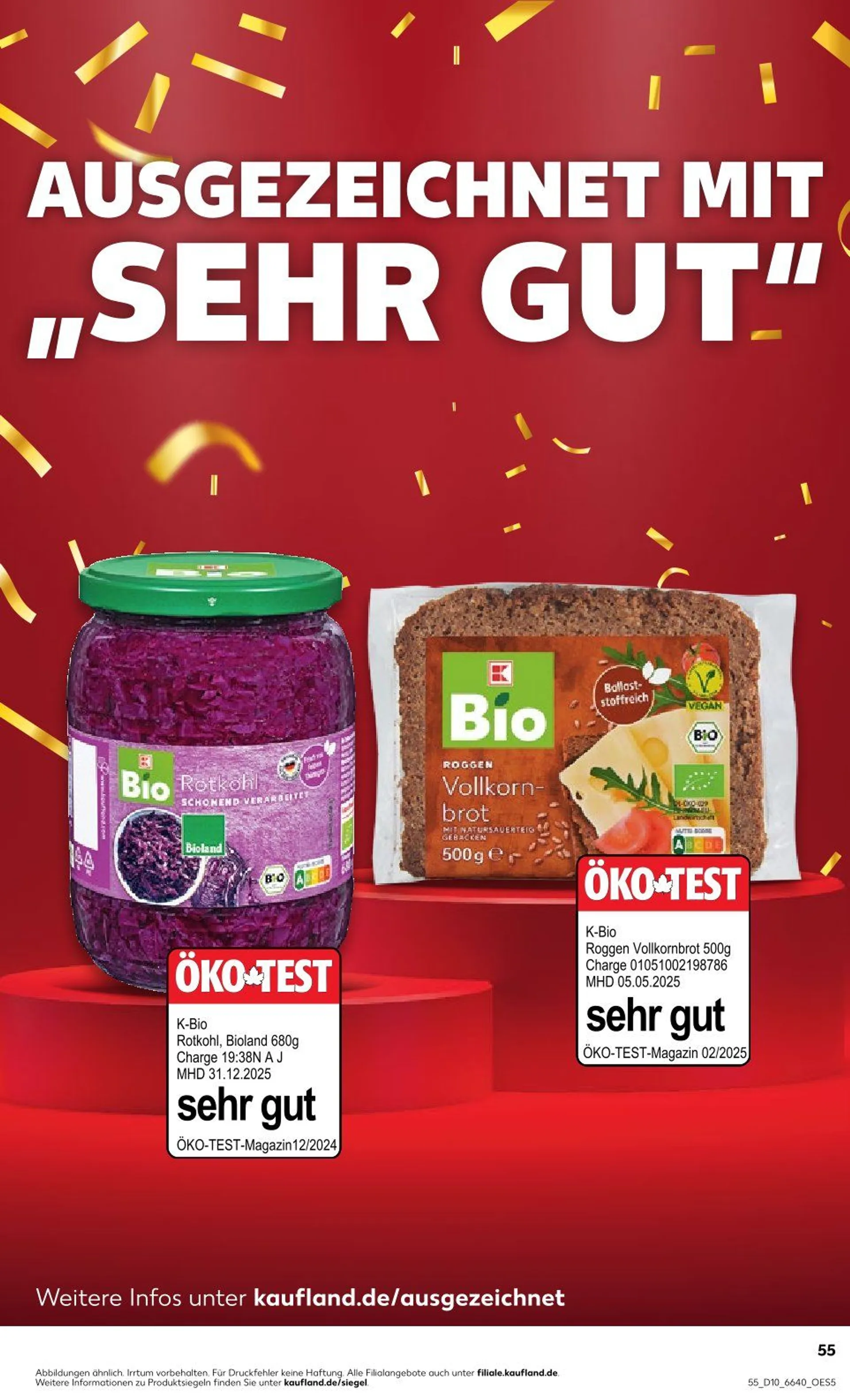 Kaufland Prospekt von 6. März bis 12. März 2025 - Prospekt seite 55