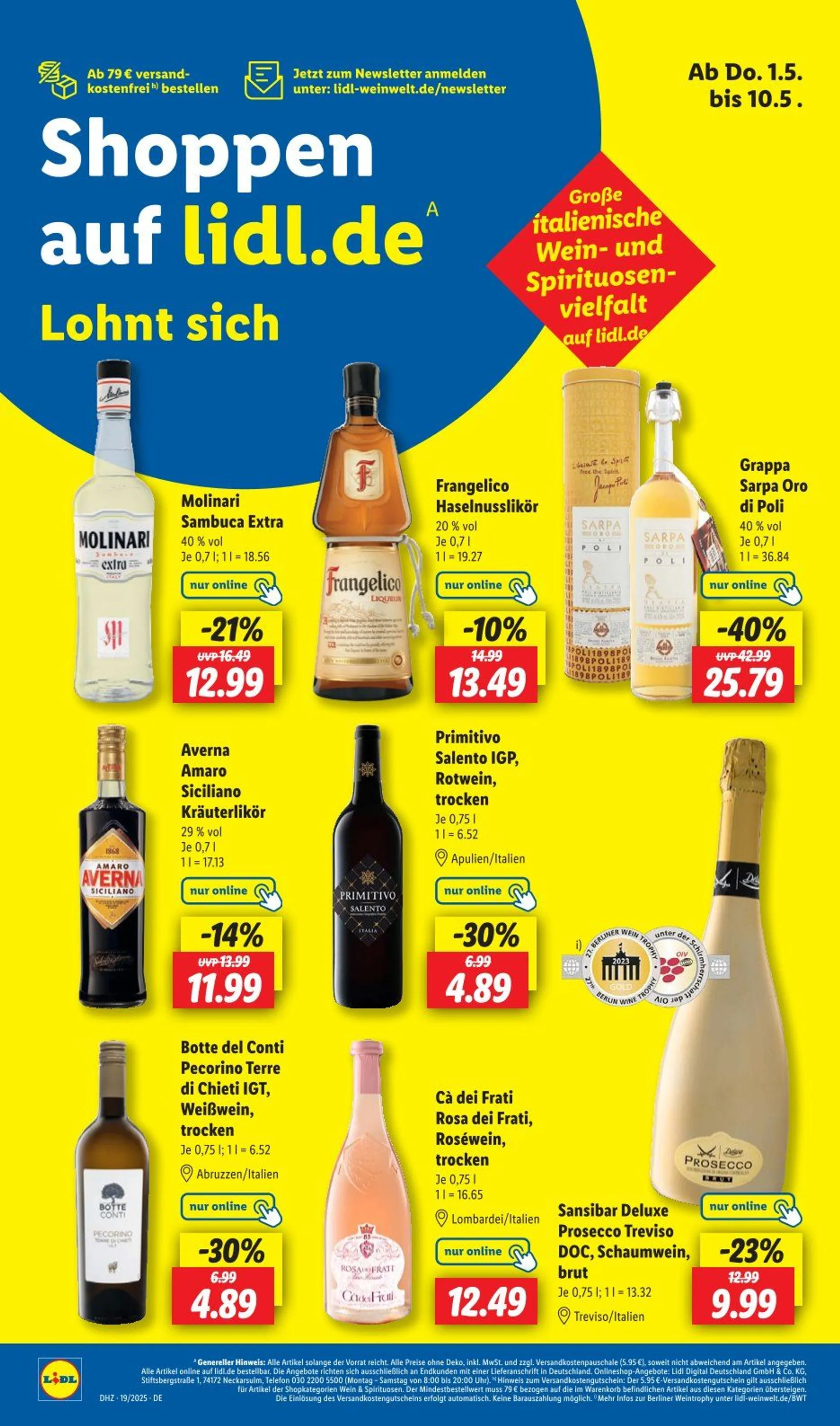 Lidl Prospekt von 5. Mai bis 10. Mai 2025 - Prospekt seite 58