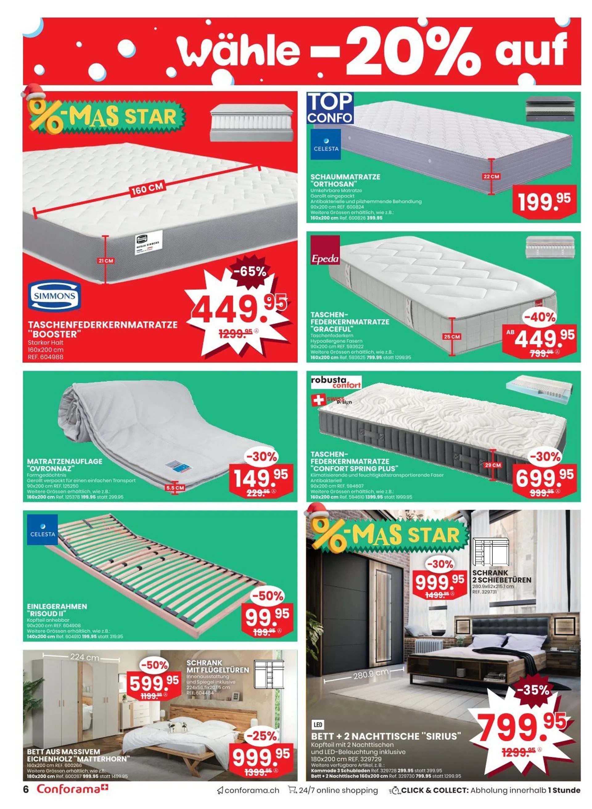 Conforama Prospekt von 19. Dezember bis 30. Dezember 2024 - Prospekt seite  6