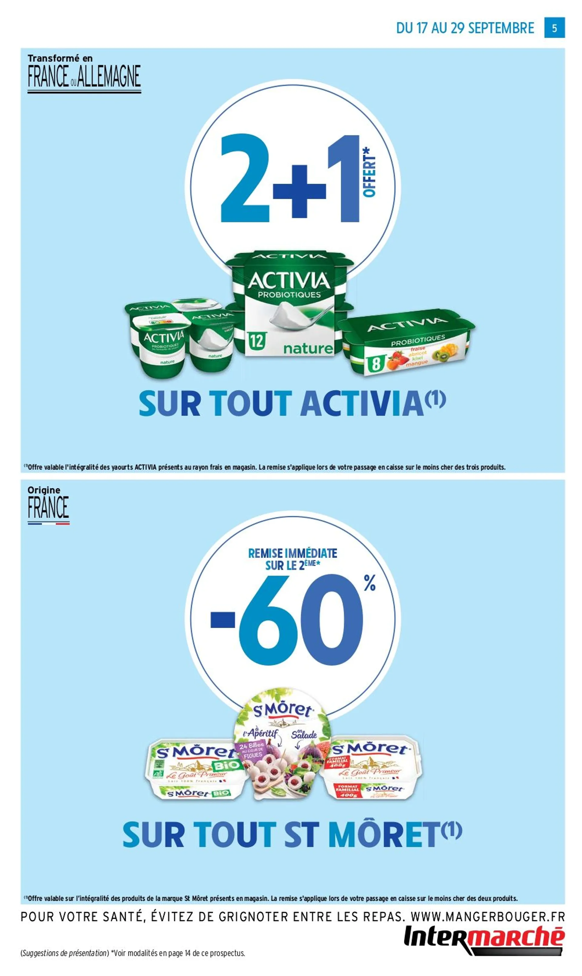 Intermarché Offres de catalogue du 17 septembre au 29 septembre 2024 - Catalogue page 5