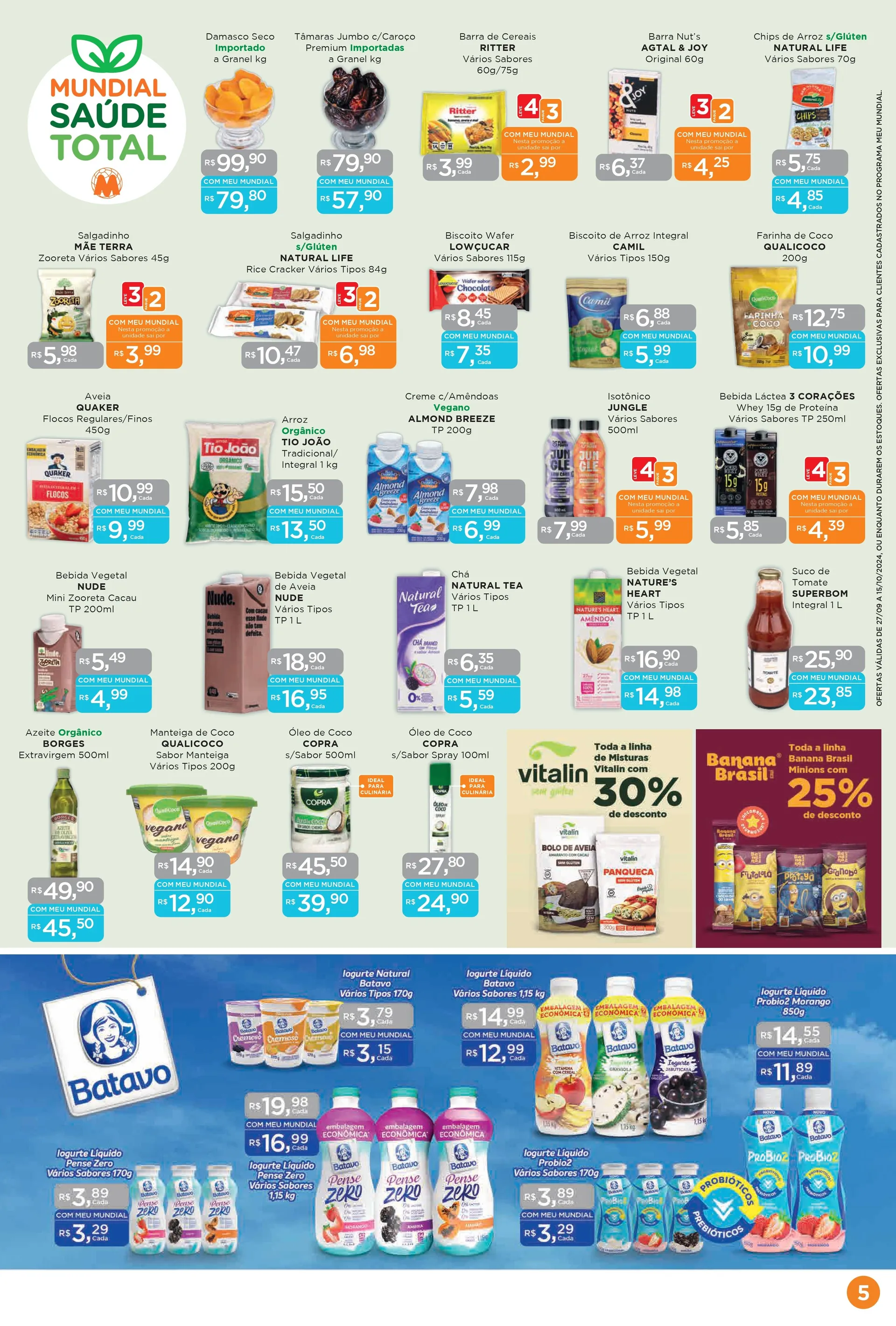 Encarte de Ofertas Supermercados Mundial 27 de setembro até 15 de outubro 2024 - Pagina 5