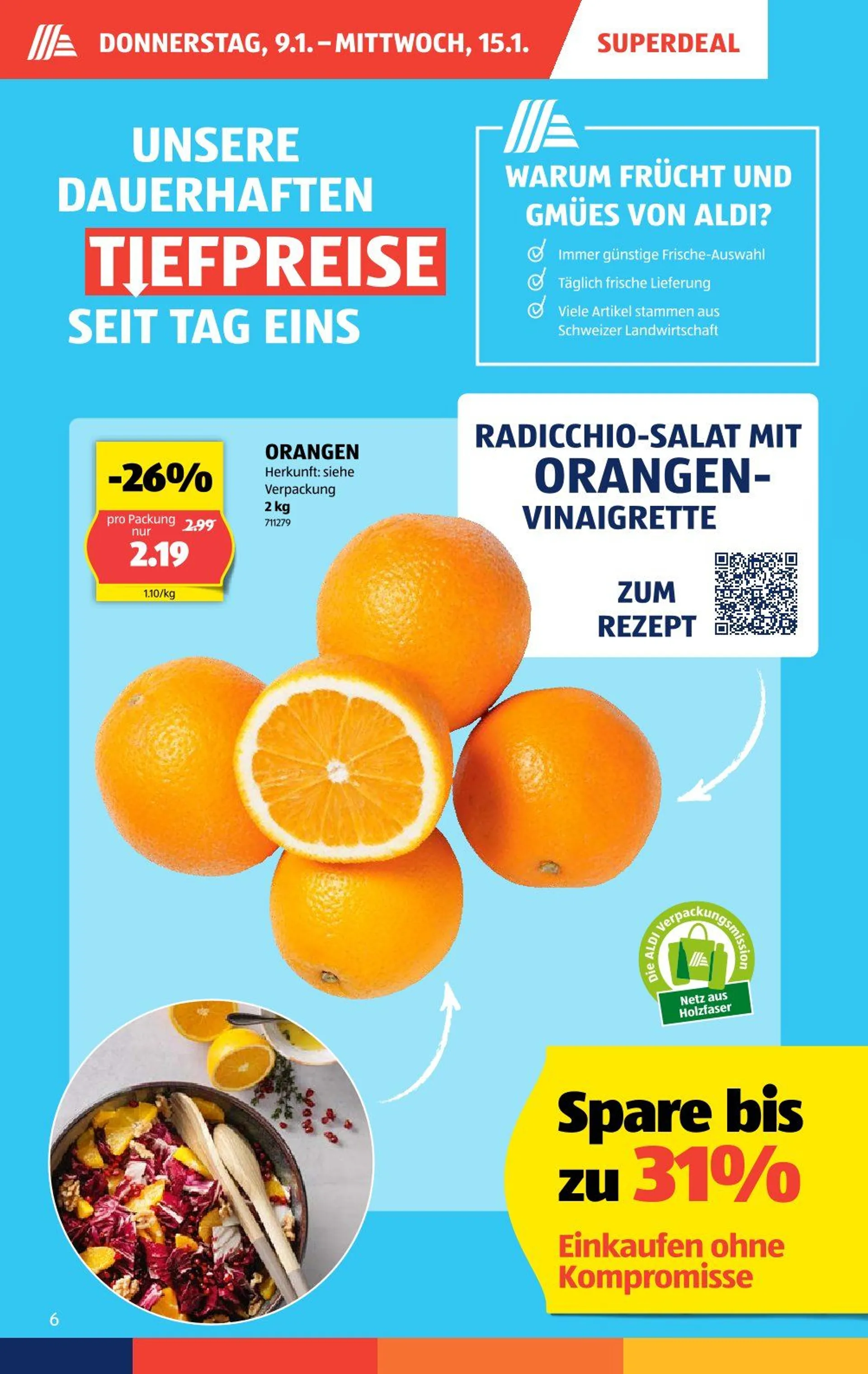 Aldi Prospekte von 16. Januar bis 22. Januar 2025 - Prospekt seite  6