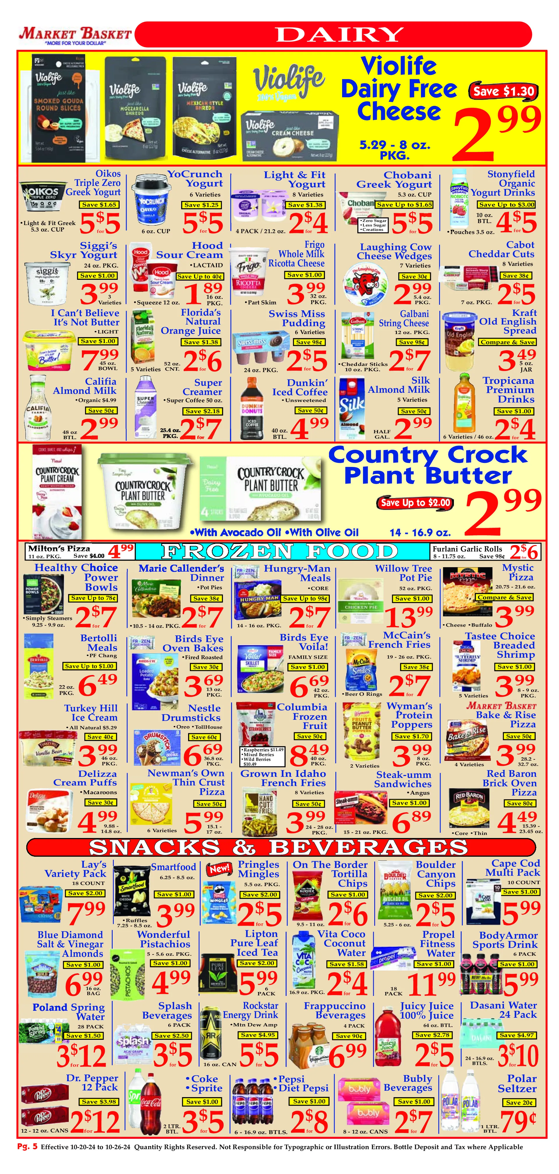 Weekly ad Market Basket sales from October 20 to October 26 2024 - Page 5