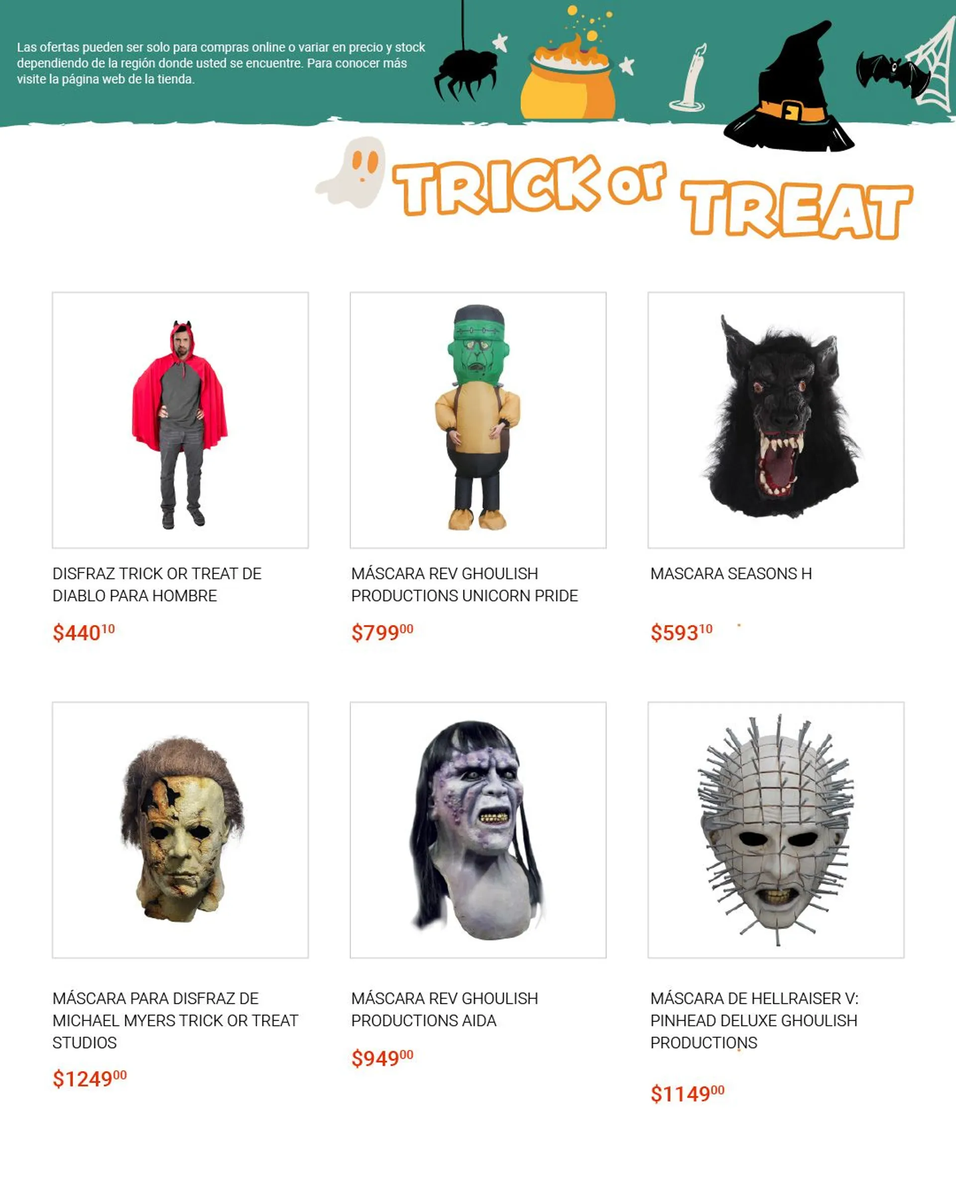 Catálogo de Ofertas y descuentos de Halloween 6 de septiembre al 30 de septiembre 2024 - Pagina 5