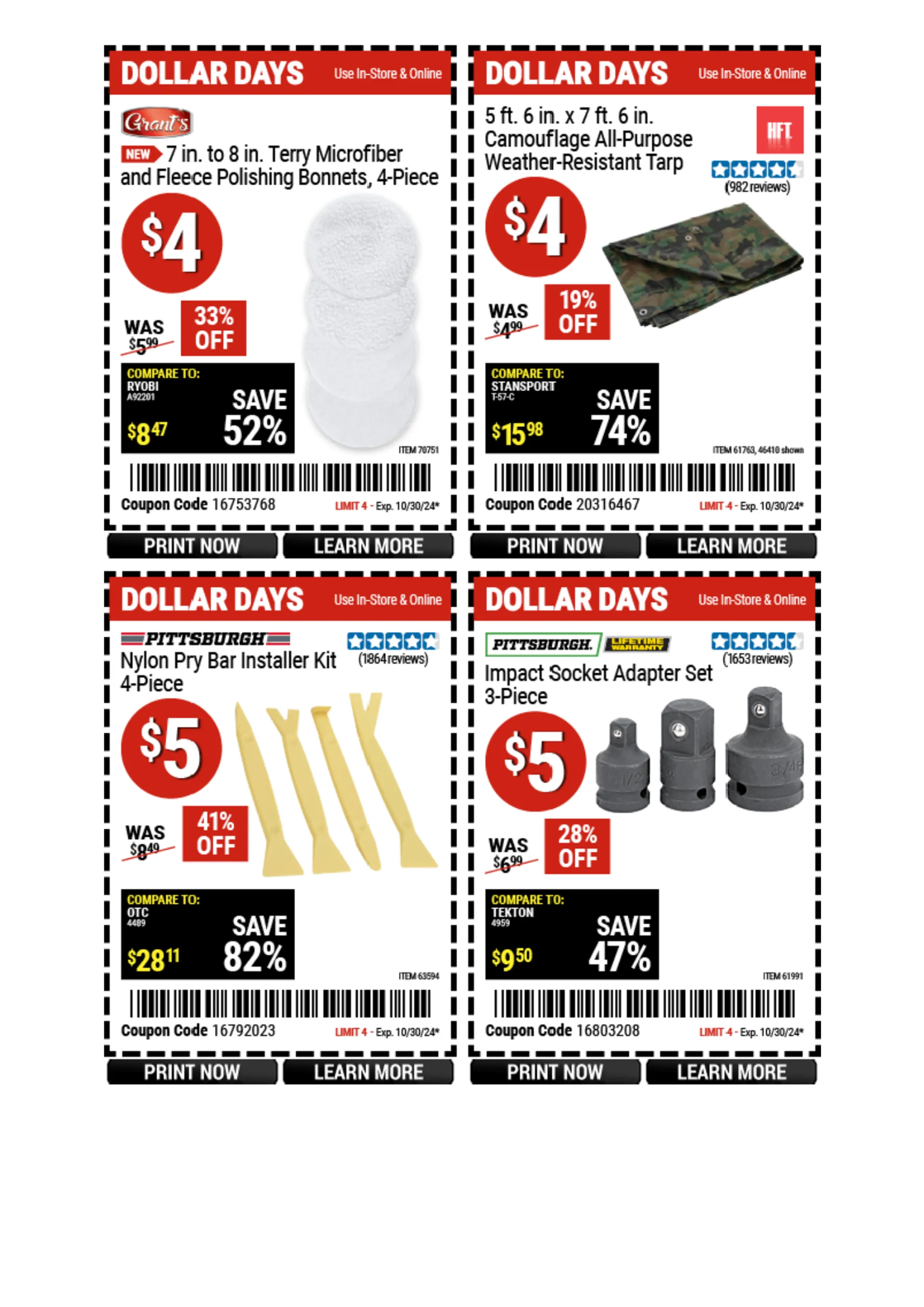 Weekly ad Harbor Freight Weekly Ad from October 21 to October 27 2024 - Page 5