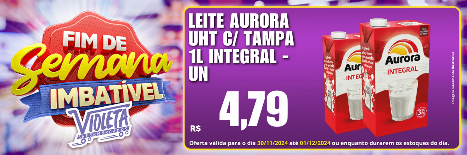 Encarte de Violeta Supermercados Anúncio semanal 30 de novembro até 2 de dezembro 2024 - Pagina 